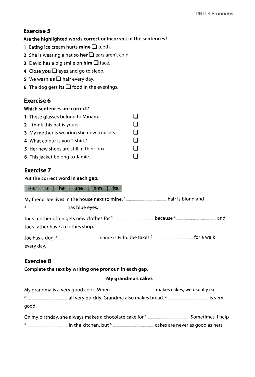 work on your grammar a1 - elementary