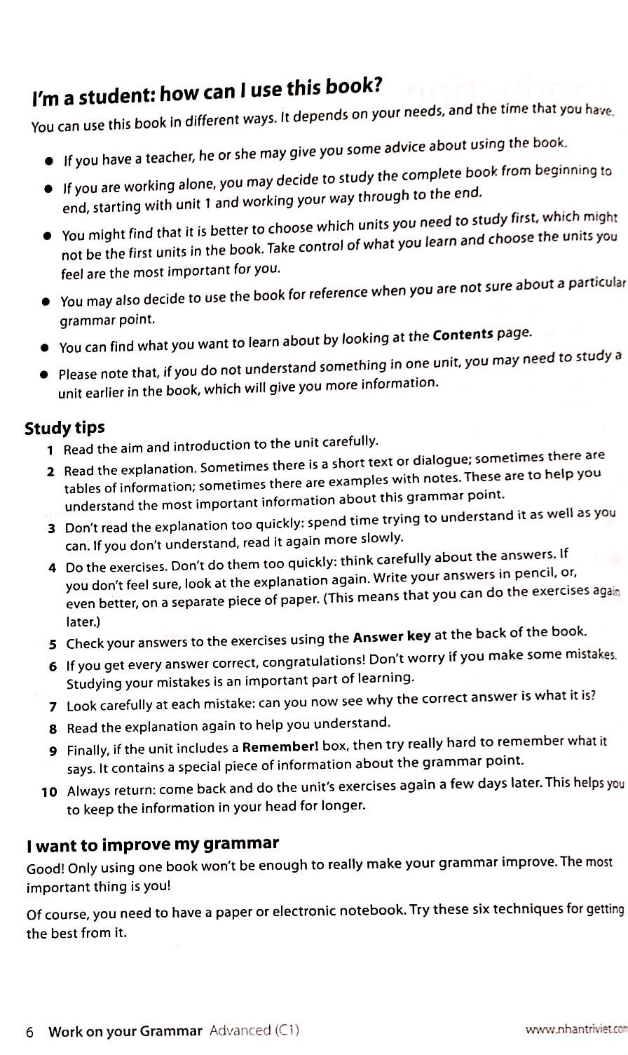 work on your grammar_advanced c1