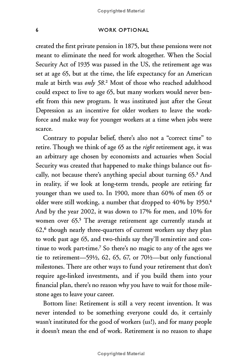 work optional: retire early the non-penny-pinching way