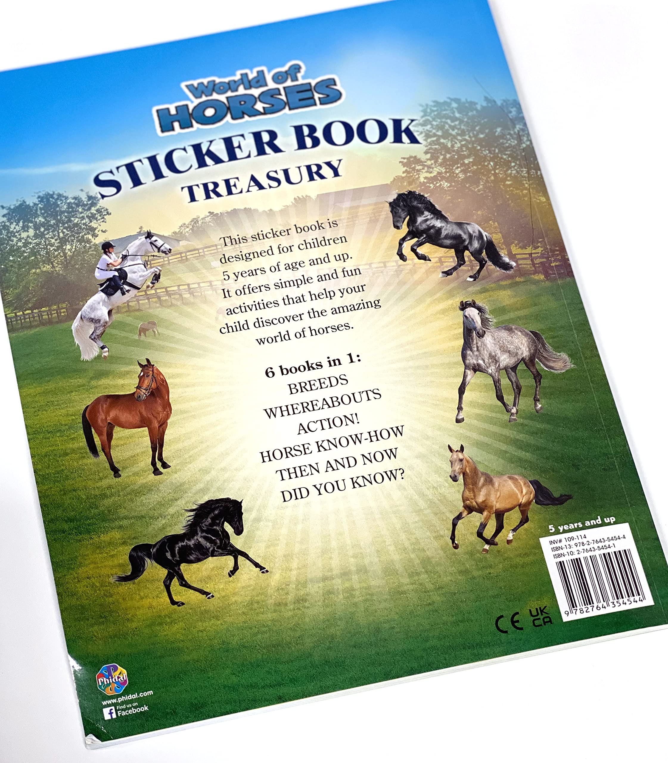 world of horses sticker book treasury