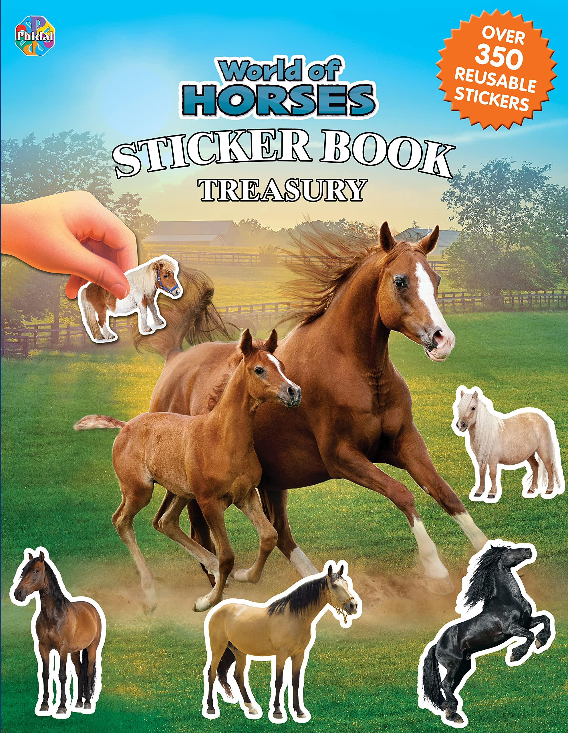 world of horses sticker book treasury