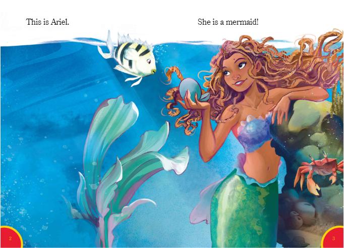 world of reading level 2: the little mermaid: this is ariel