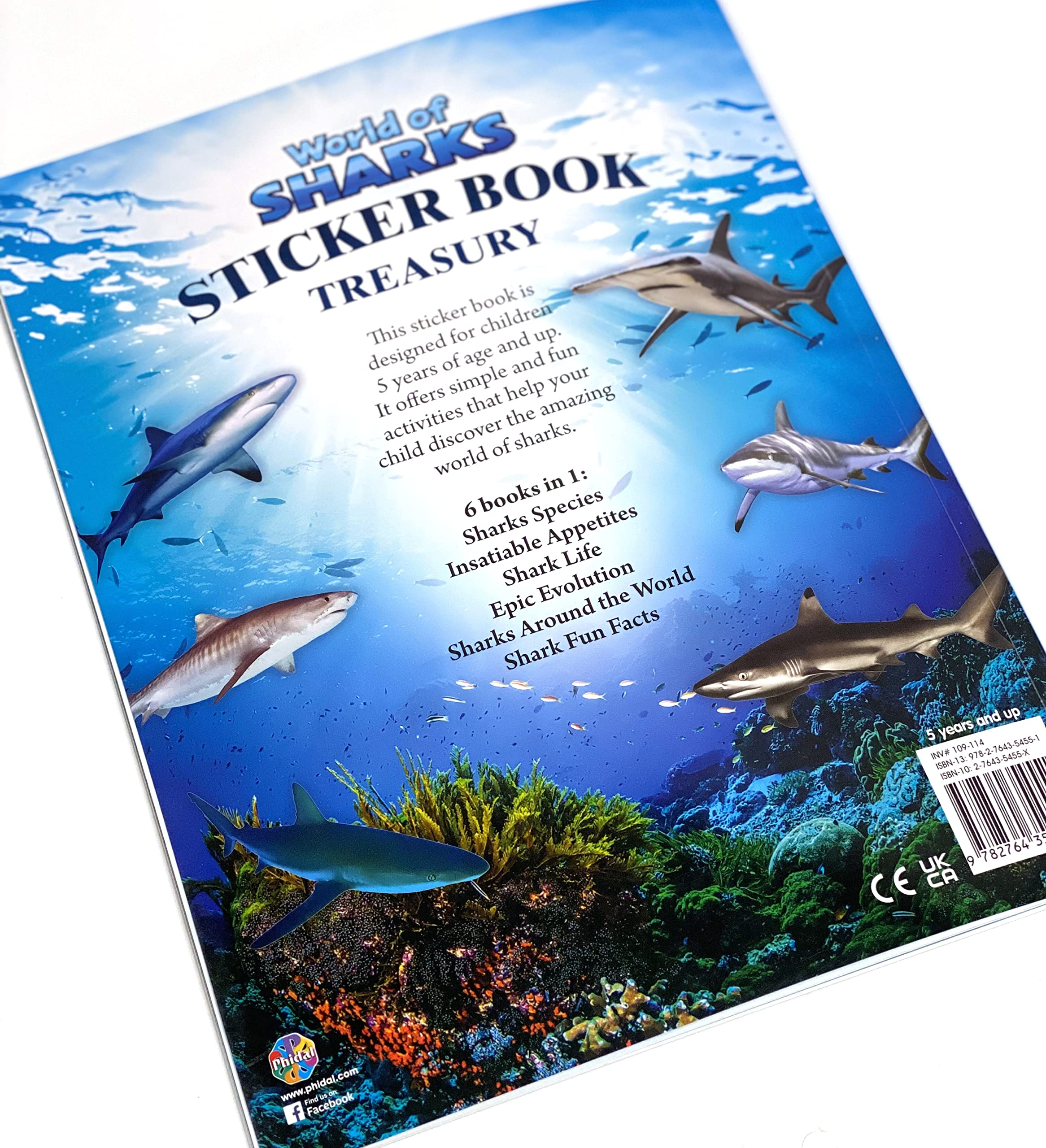 world of sharks sticker book treasury