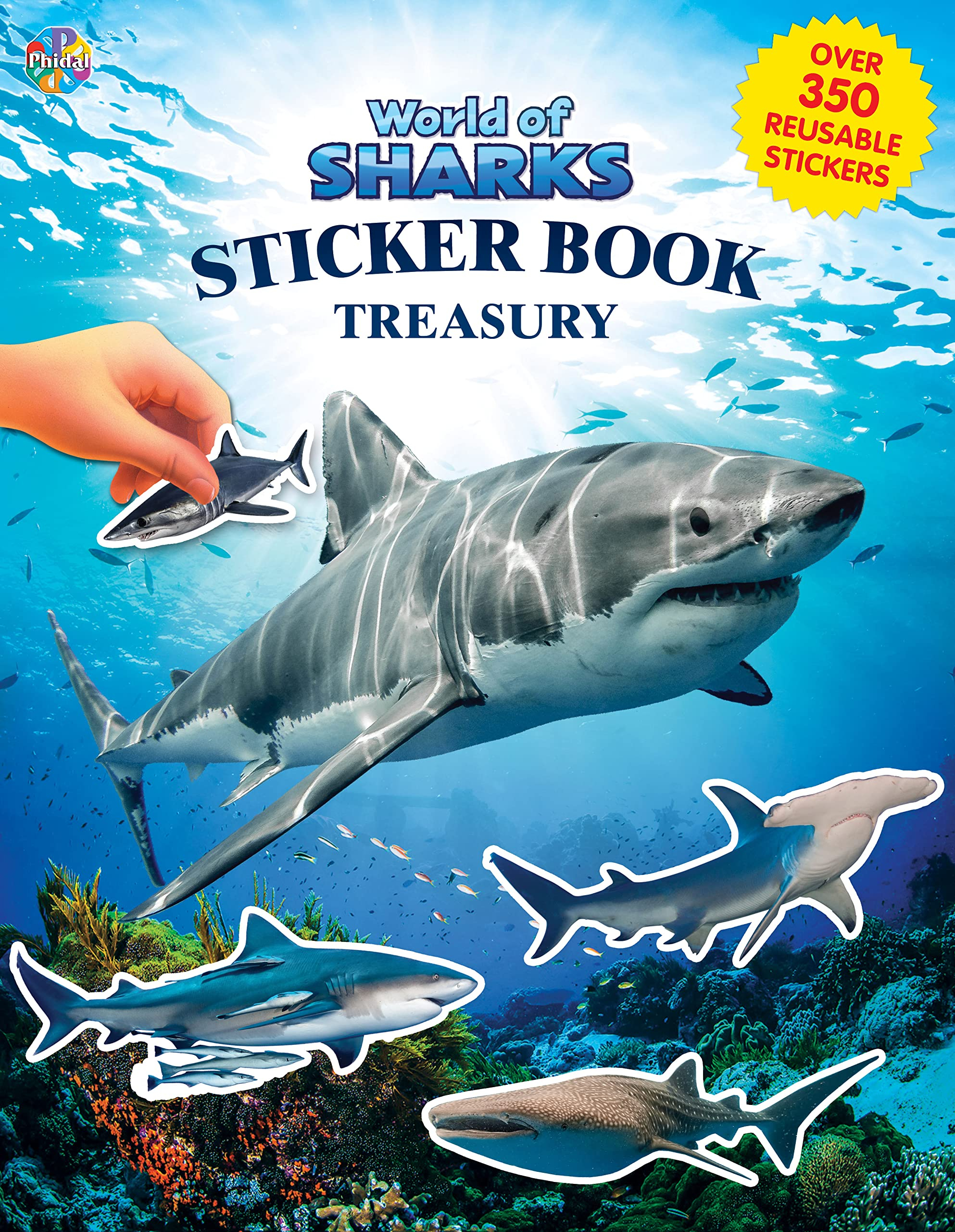 world of sharks sticker book treasury
