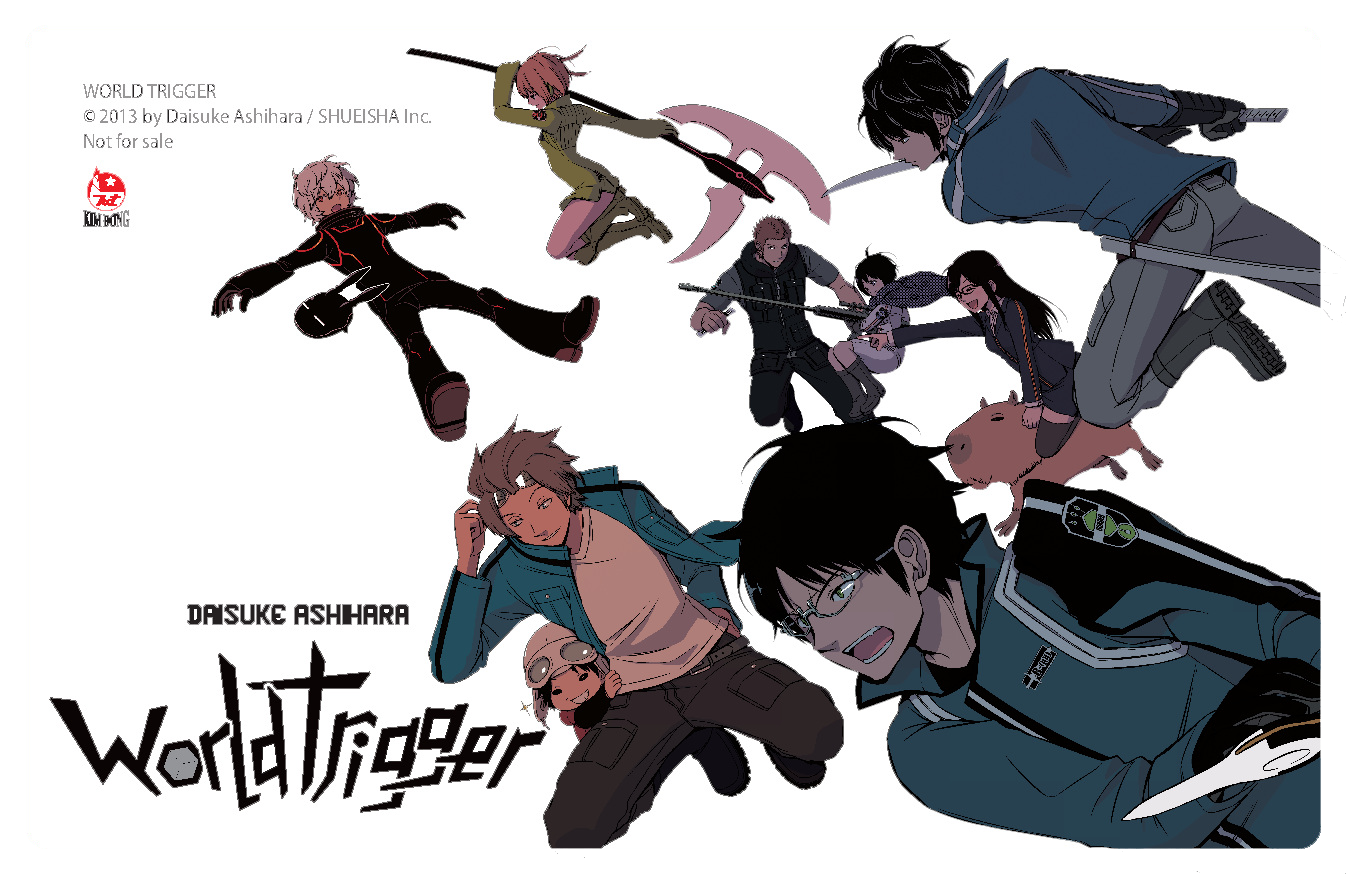 world trigger - tập 13 - tặng kèm pvc card