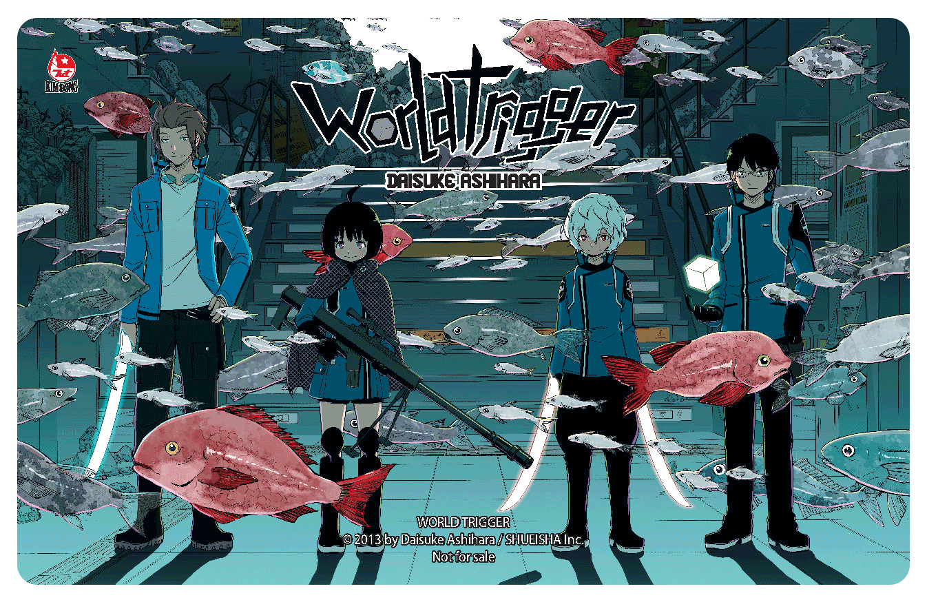 world trigger - tập 15 - tặng kèm pvc card