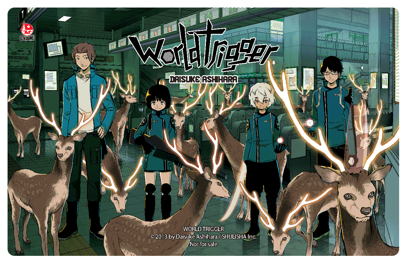 world trigger - tập 17 - tặng kèm pvc card