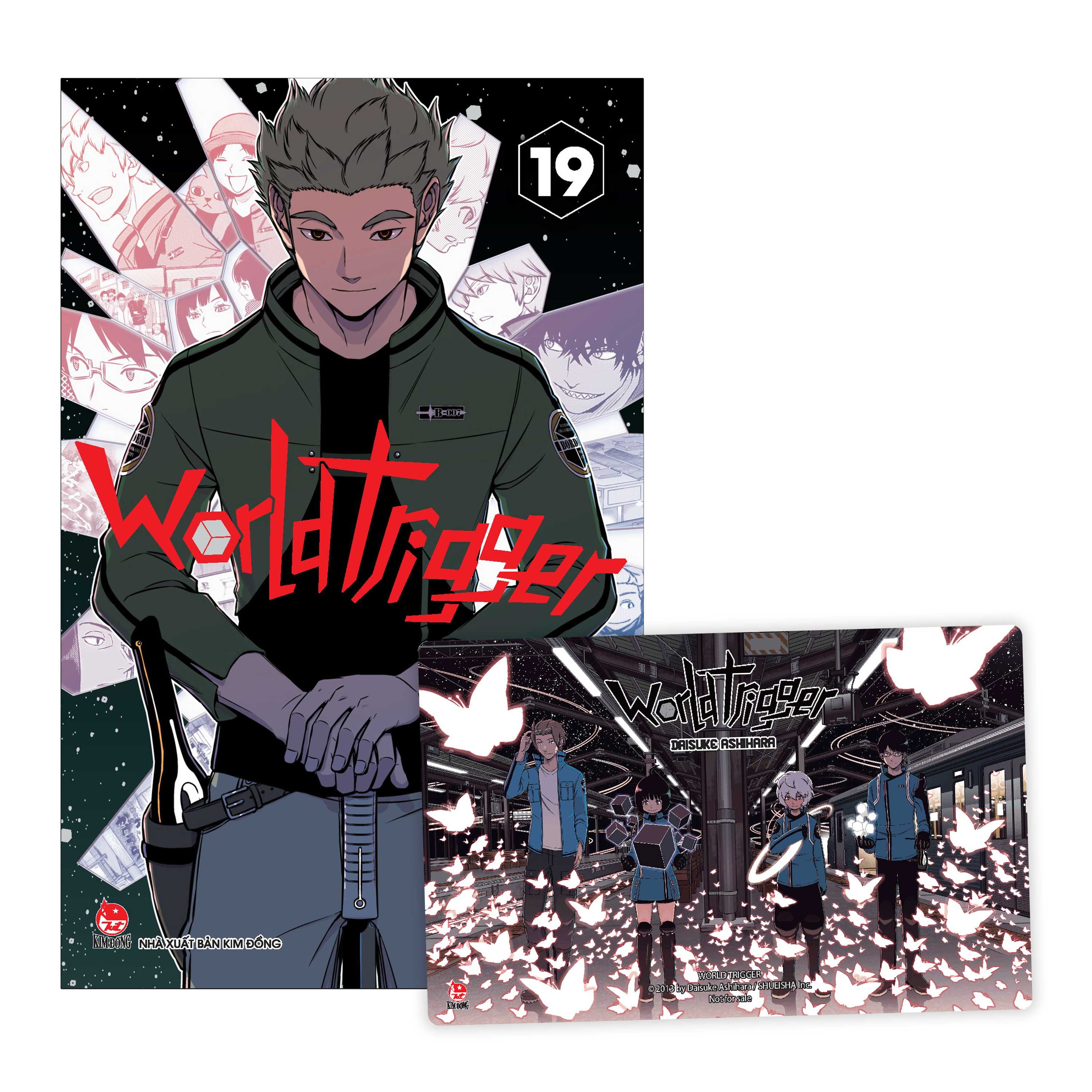 world trigger - tập 19 - tặng kèm card