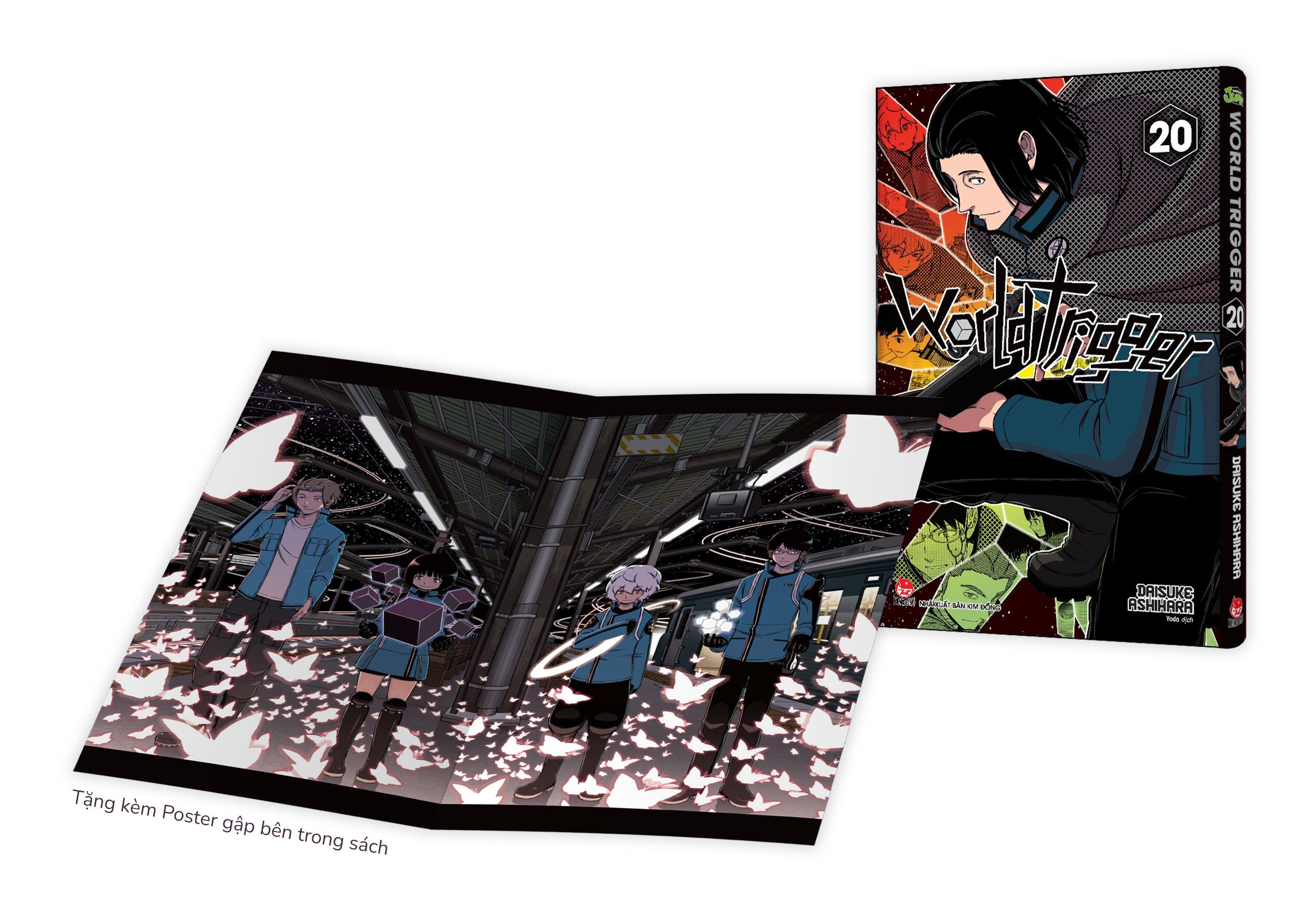 world trigger - tập 20 - tặng kèm poster gập đầu sách