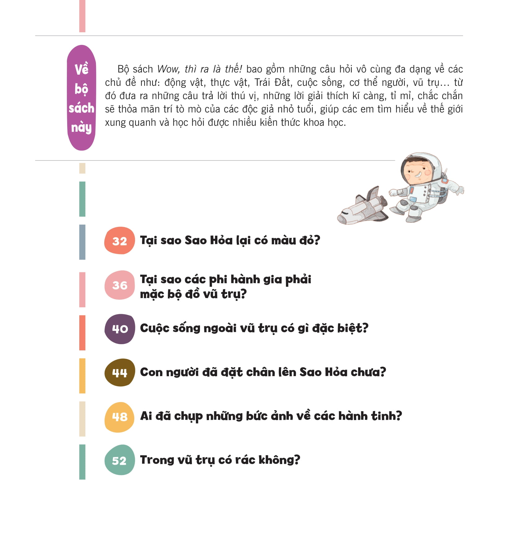 wow, thì ra là thế! - thám hiểm vũ trụ