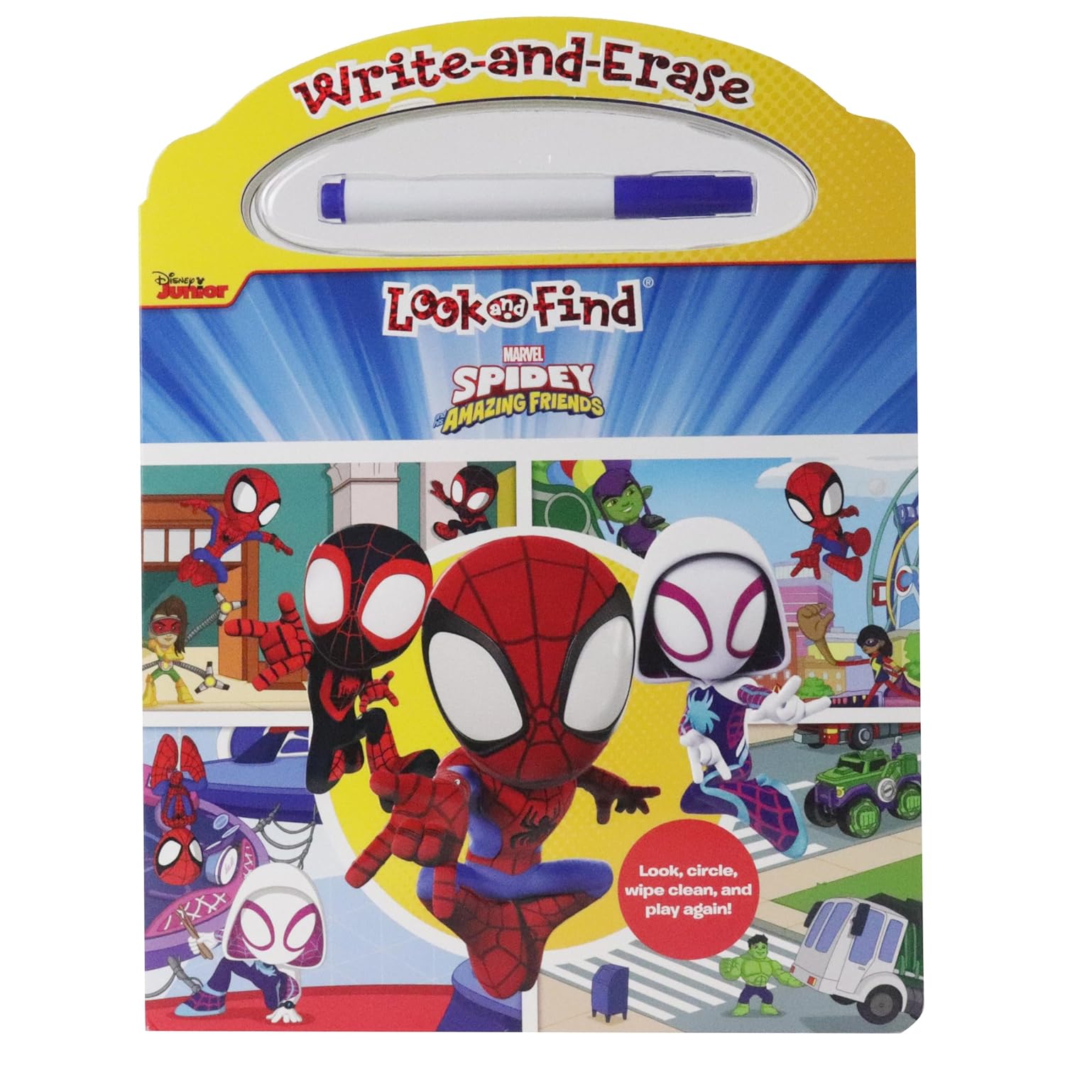 Write And Erase Look And Find - Marvel Spidey And His Amazing Friends