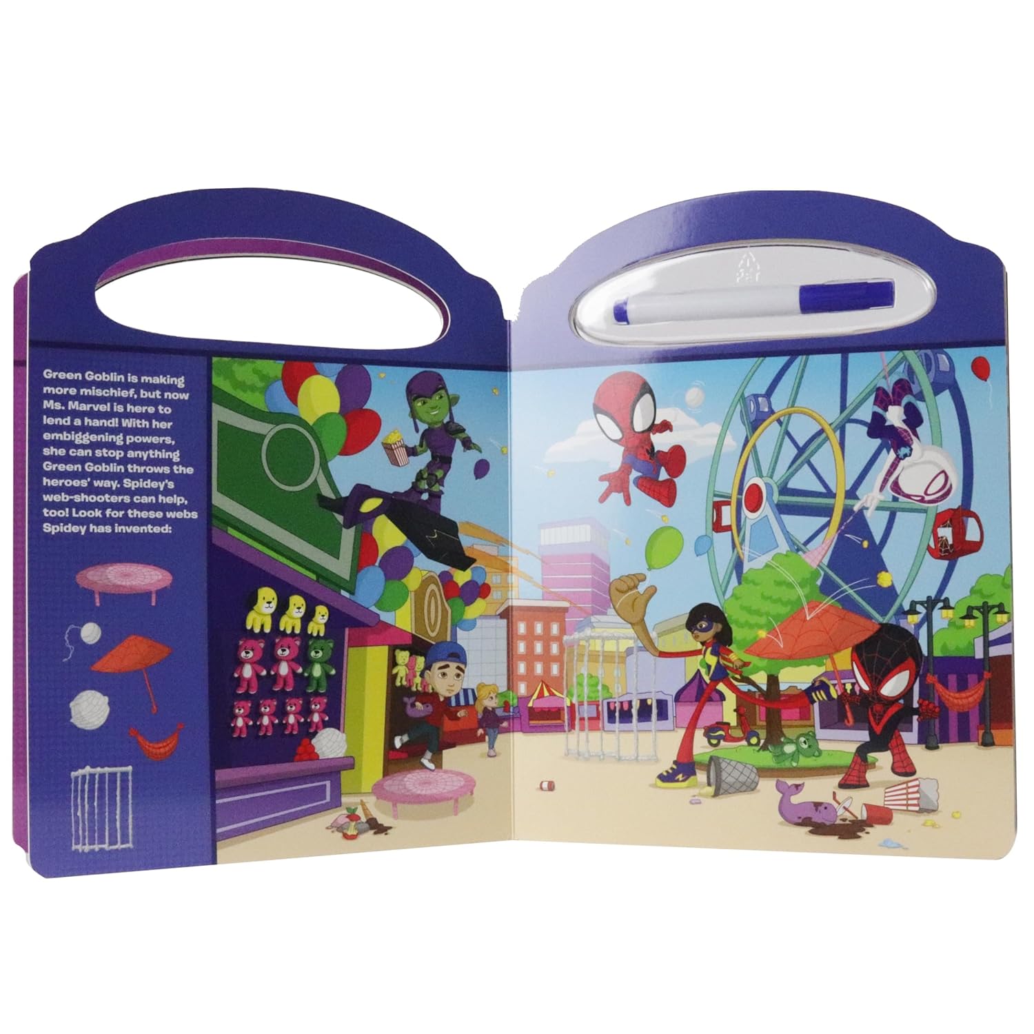 Write And Erase Look And Find - Marvel Spidey And His Amazing Friends