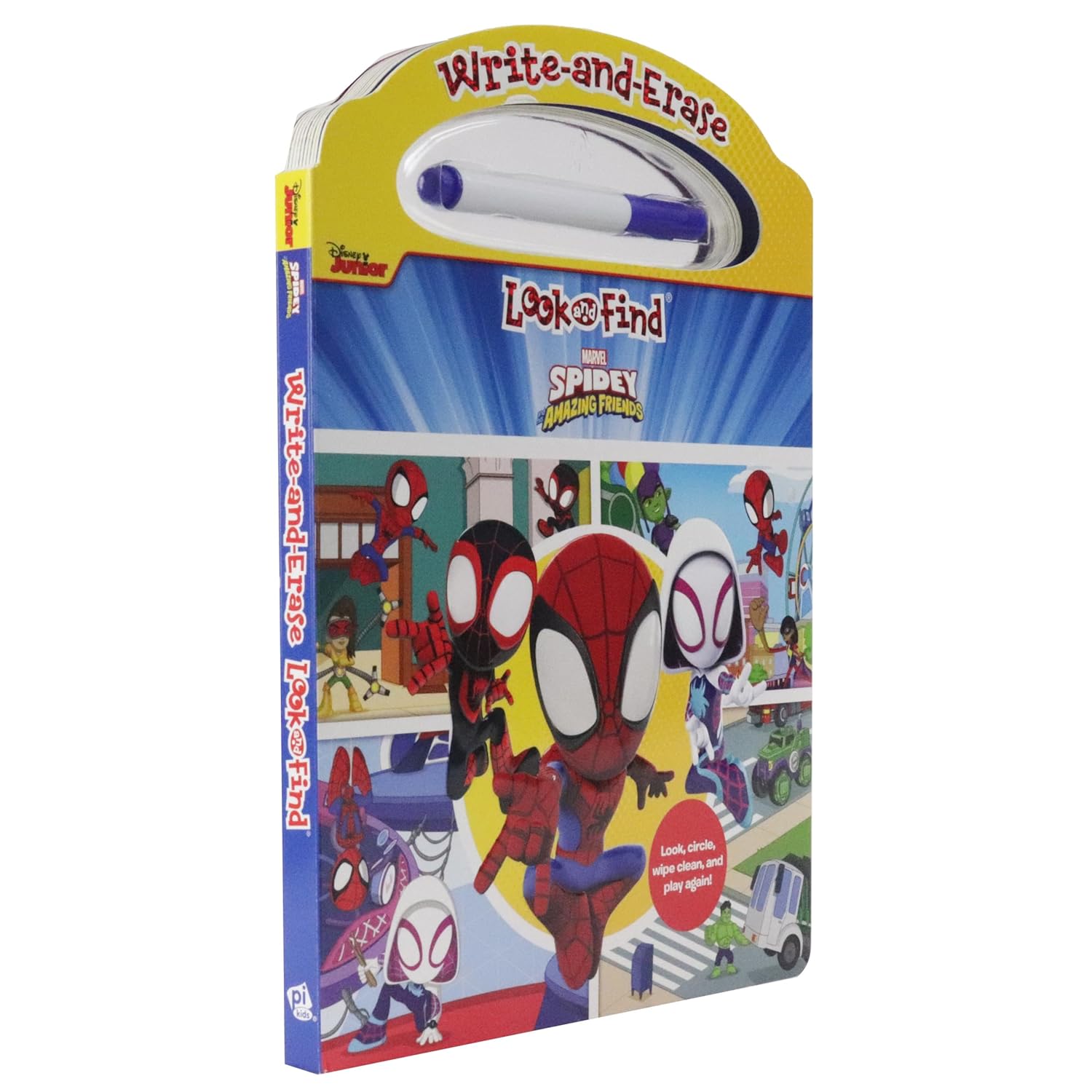 Write And Erase Look And Find - Marvel Spidey And His Amazing Friends