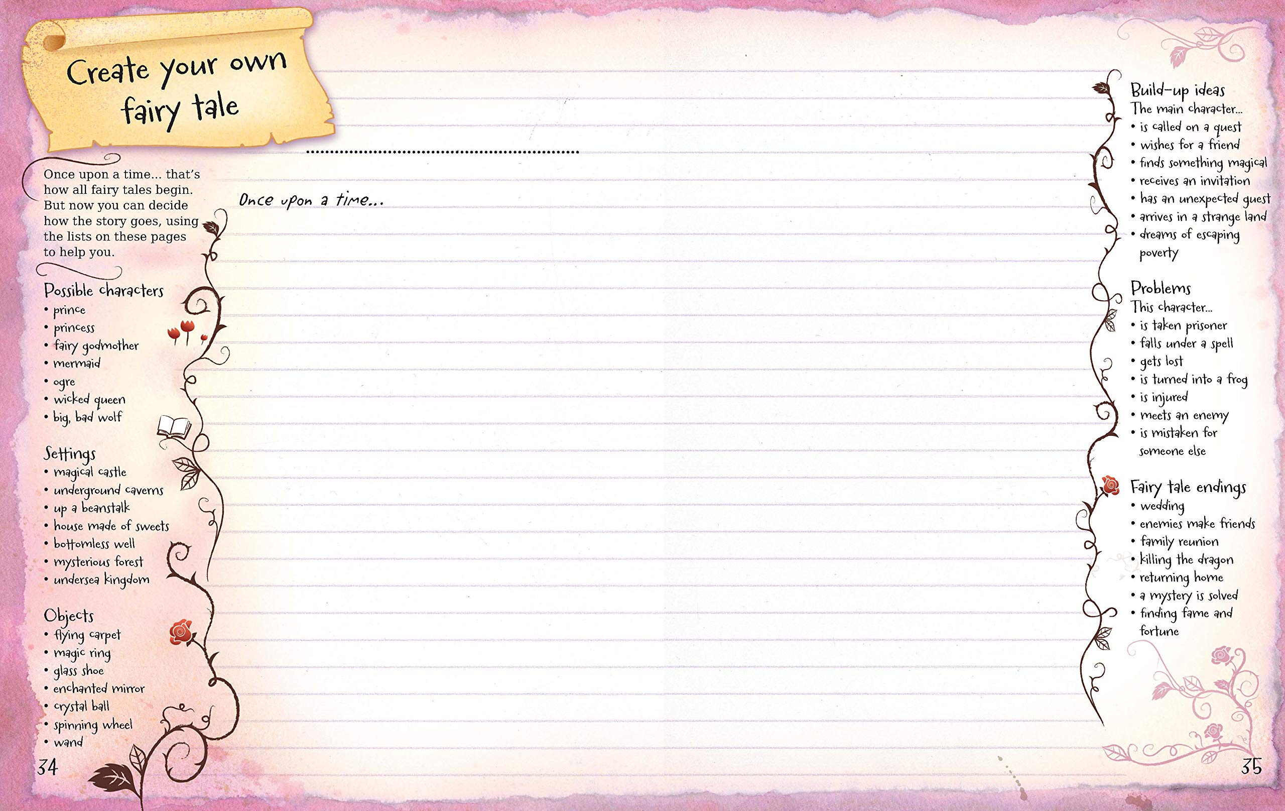 write your own story book