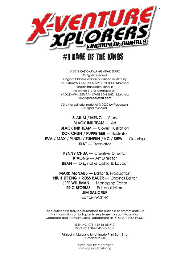 x-venture xplorers #1: the kingdom of animals