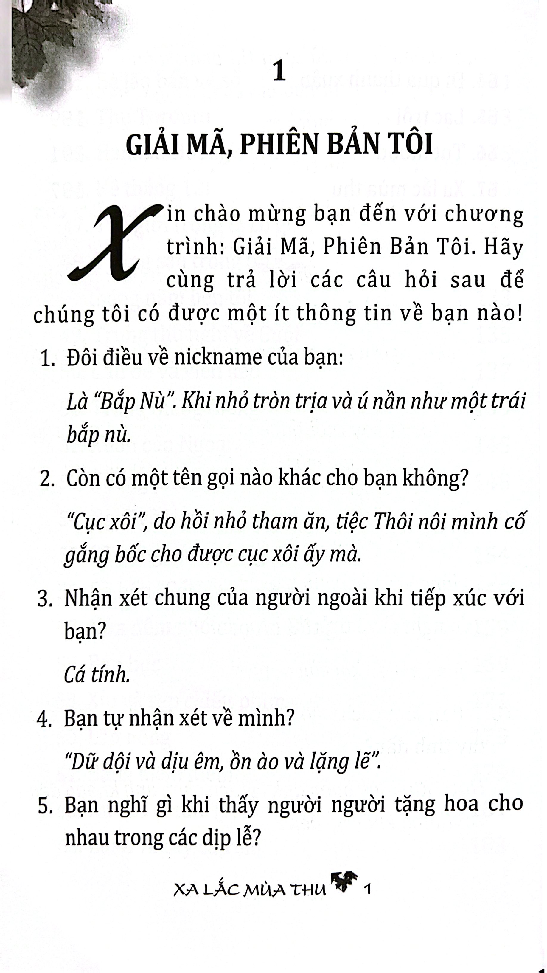Xa Lắc Mùa Thu