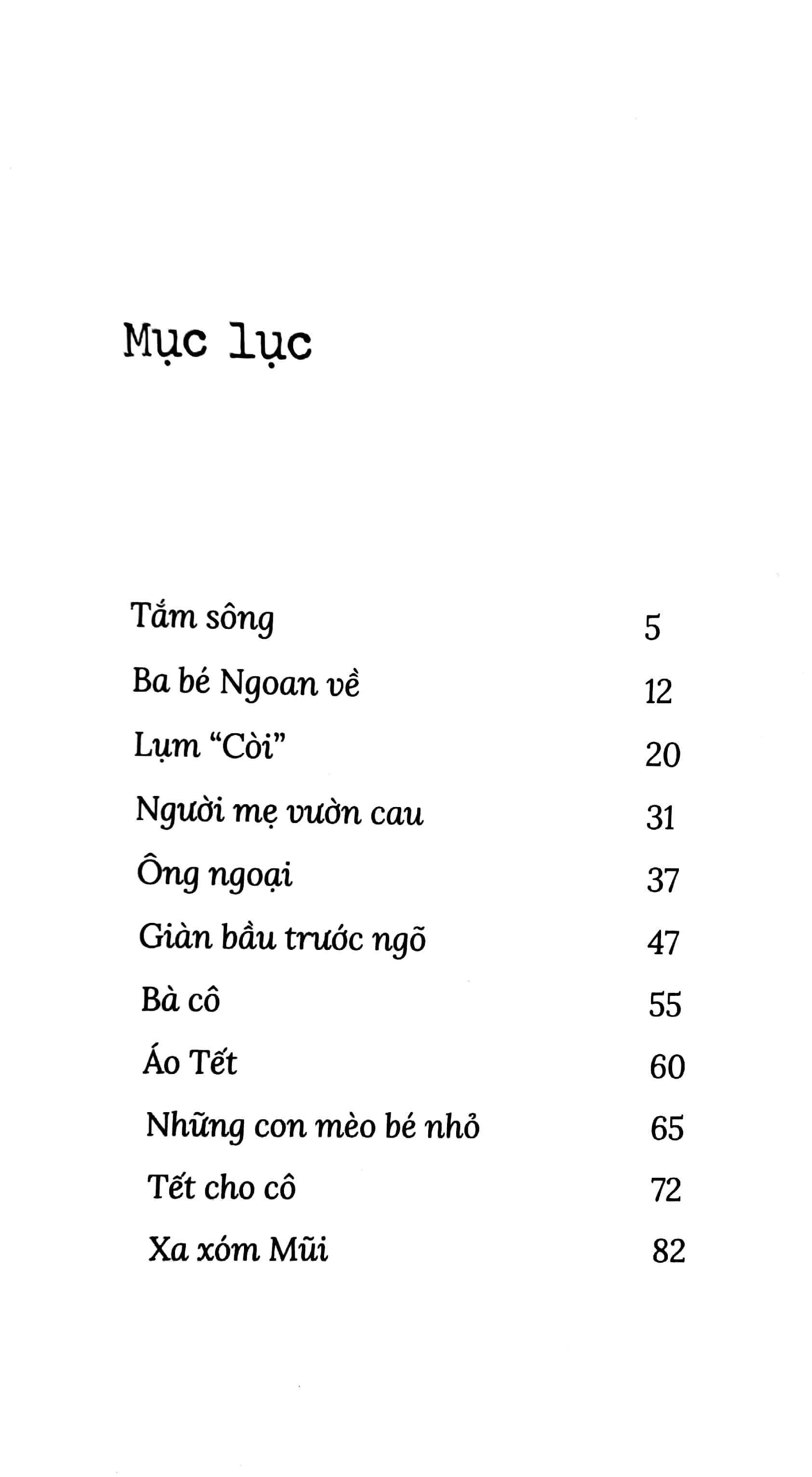 xa xóm mũi (tái bản 2023)