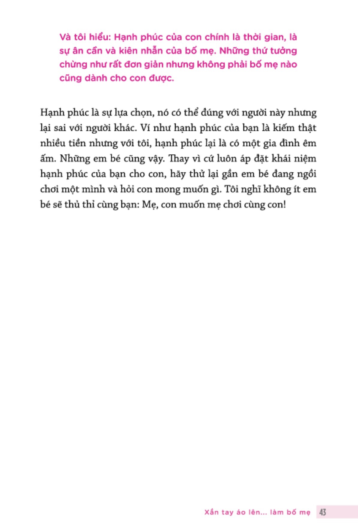 xắn tay áo lên... làm bố mẹ