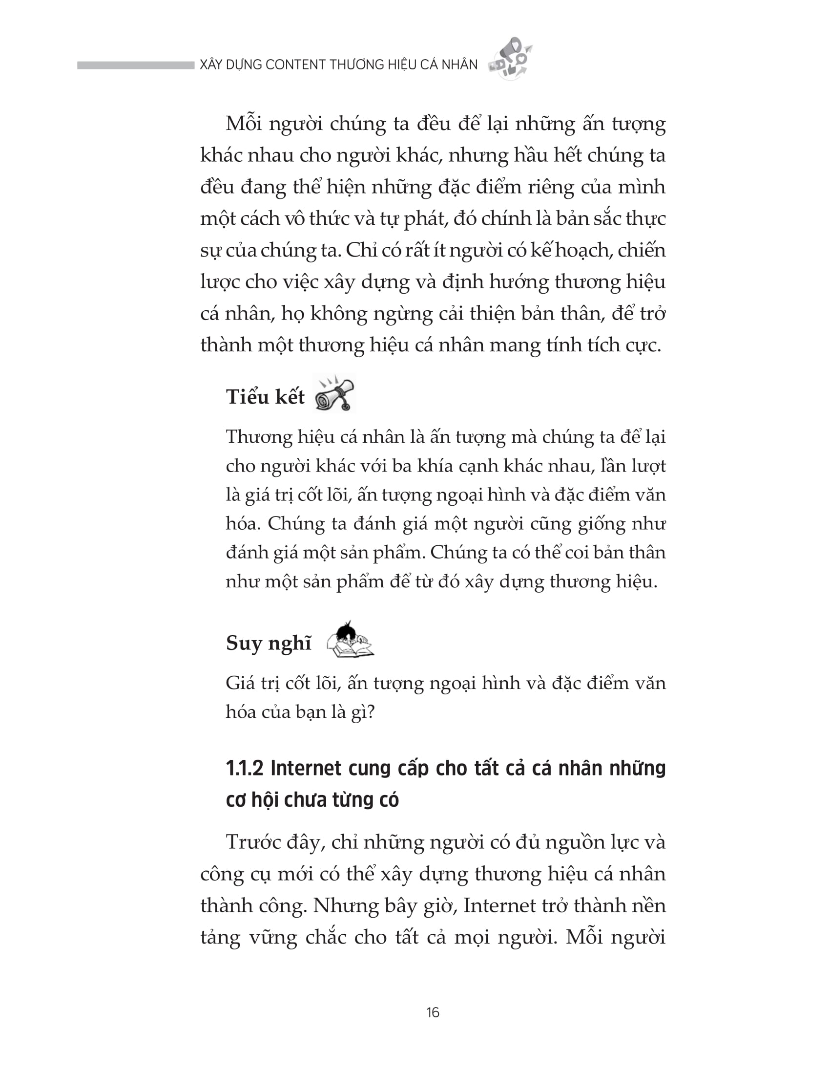 xây dựng content thương hiệu cá nhân