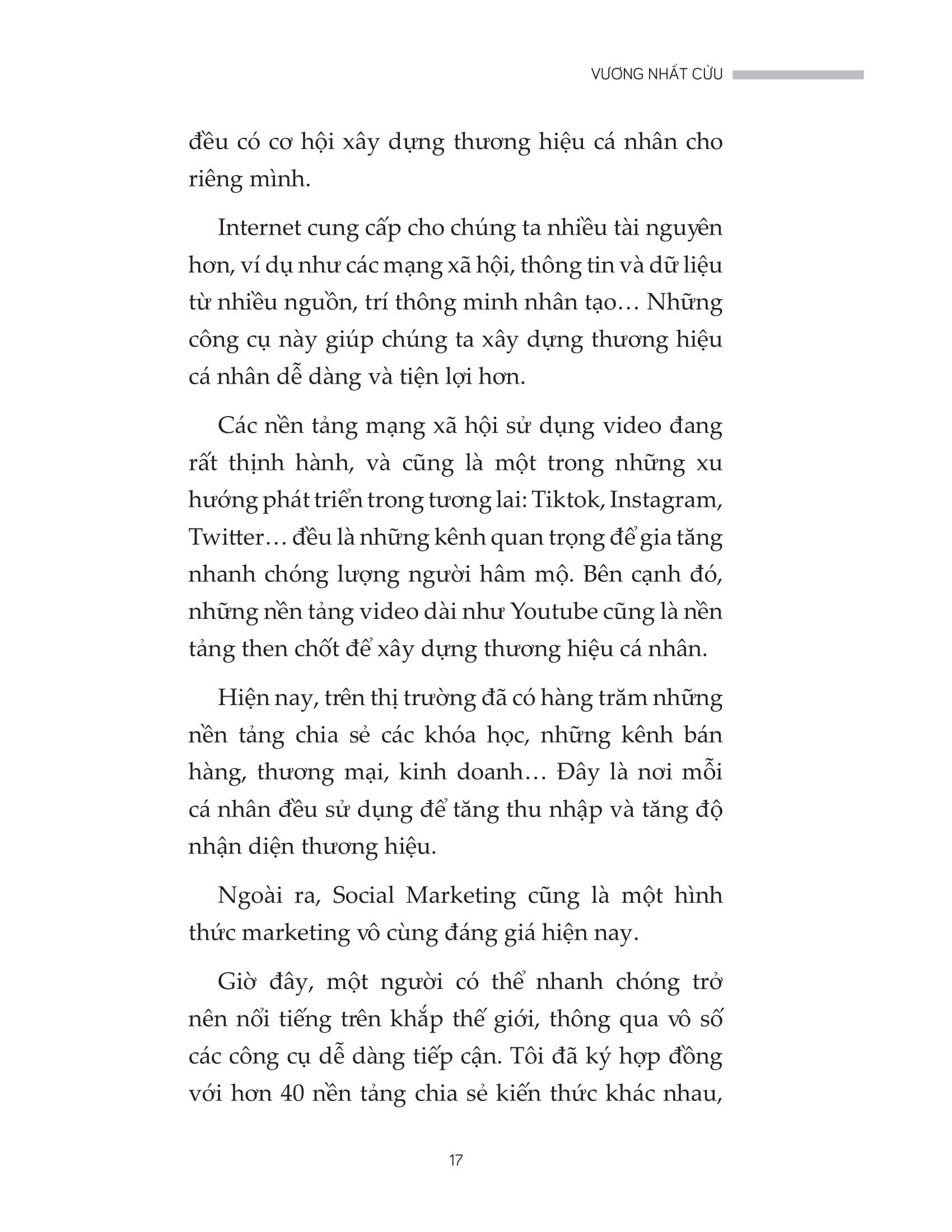 xây dựng content thương hiệu cá nhân