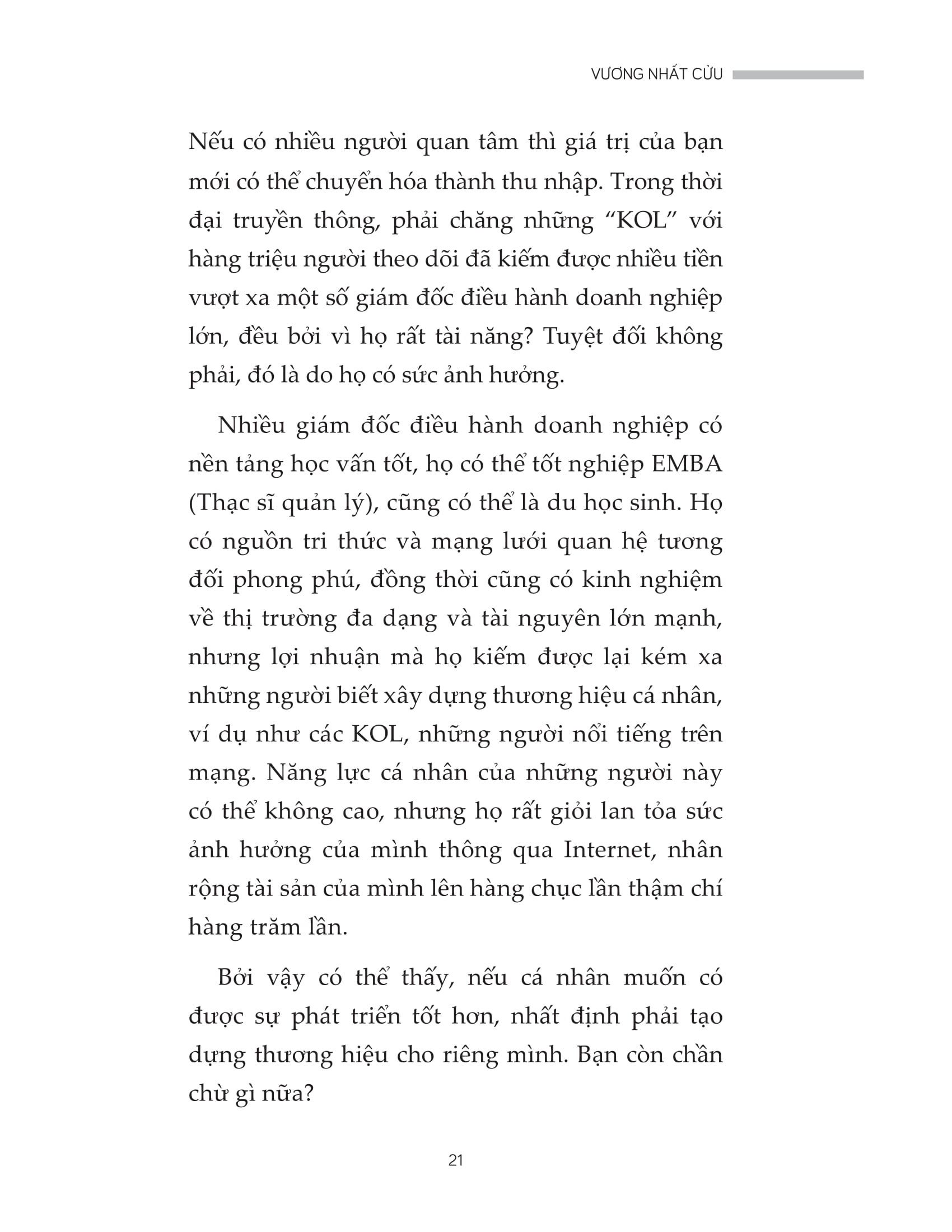 xây dựng content thương hiệu cá nhân