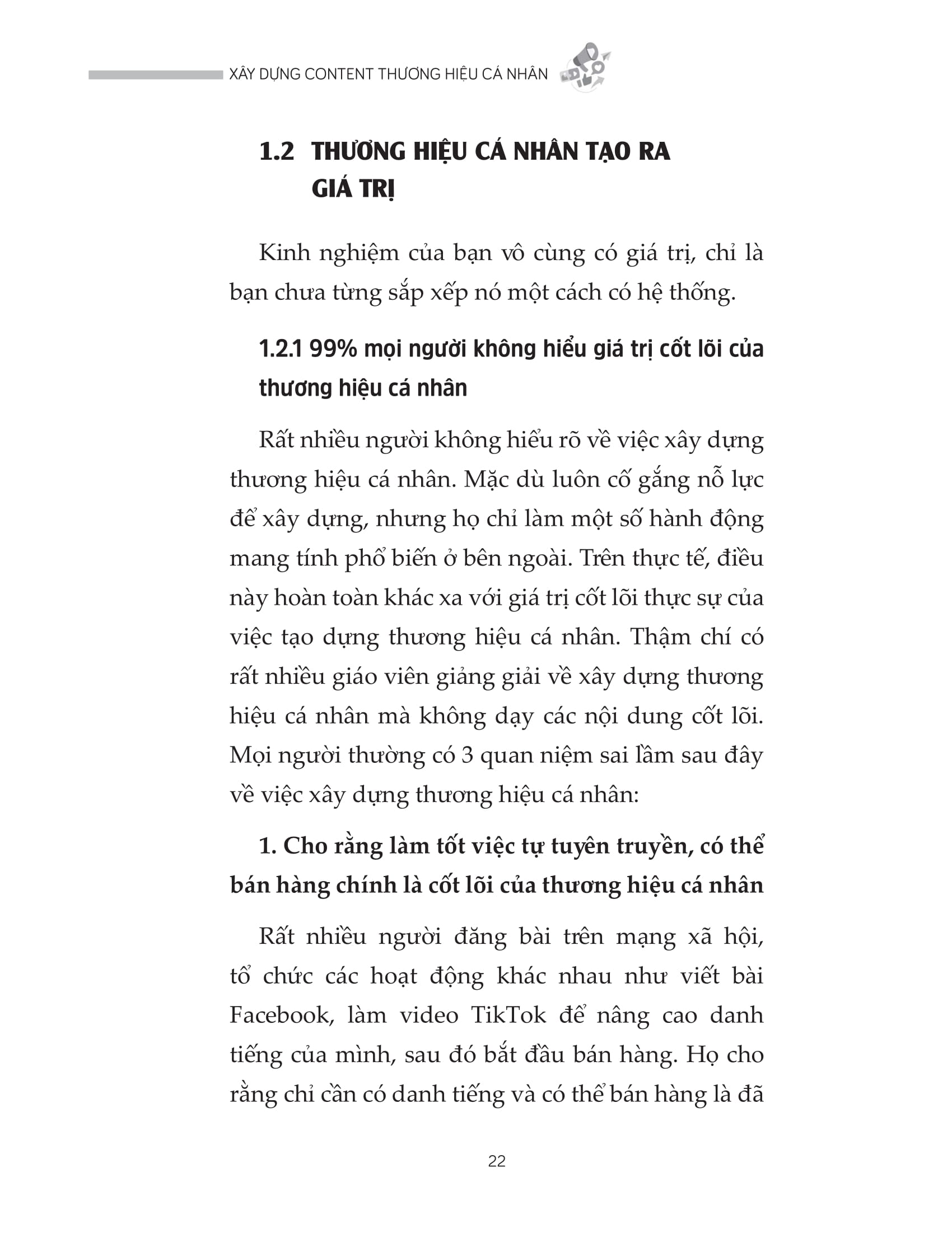 xây dựng content thương hiệu cá nhân