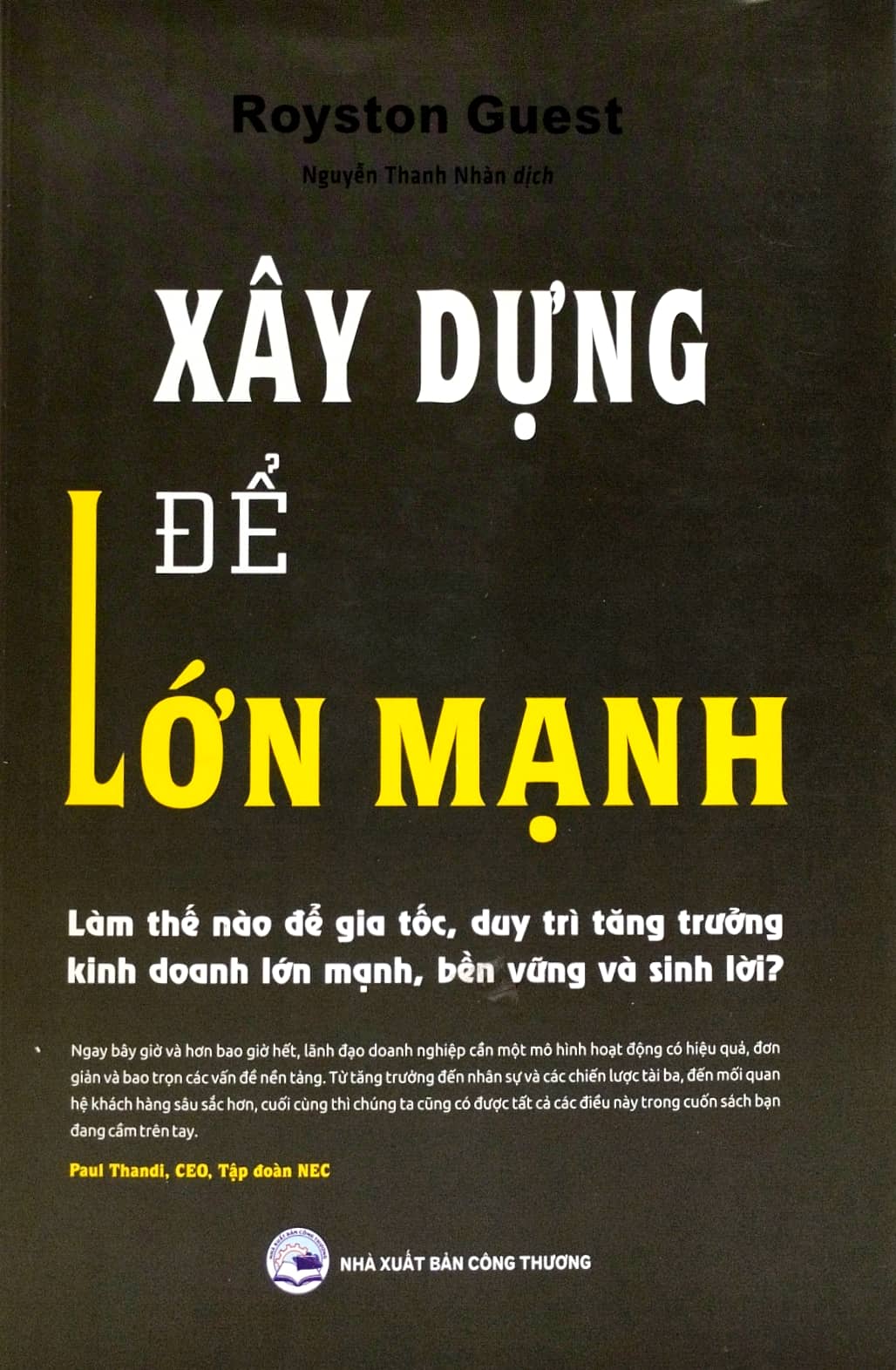 xây dựng để lớn mạnh - bìa cứng