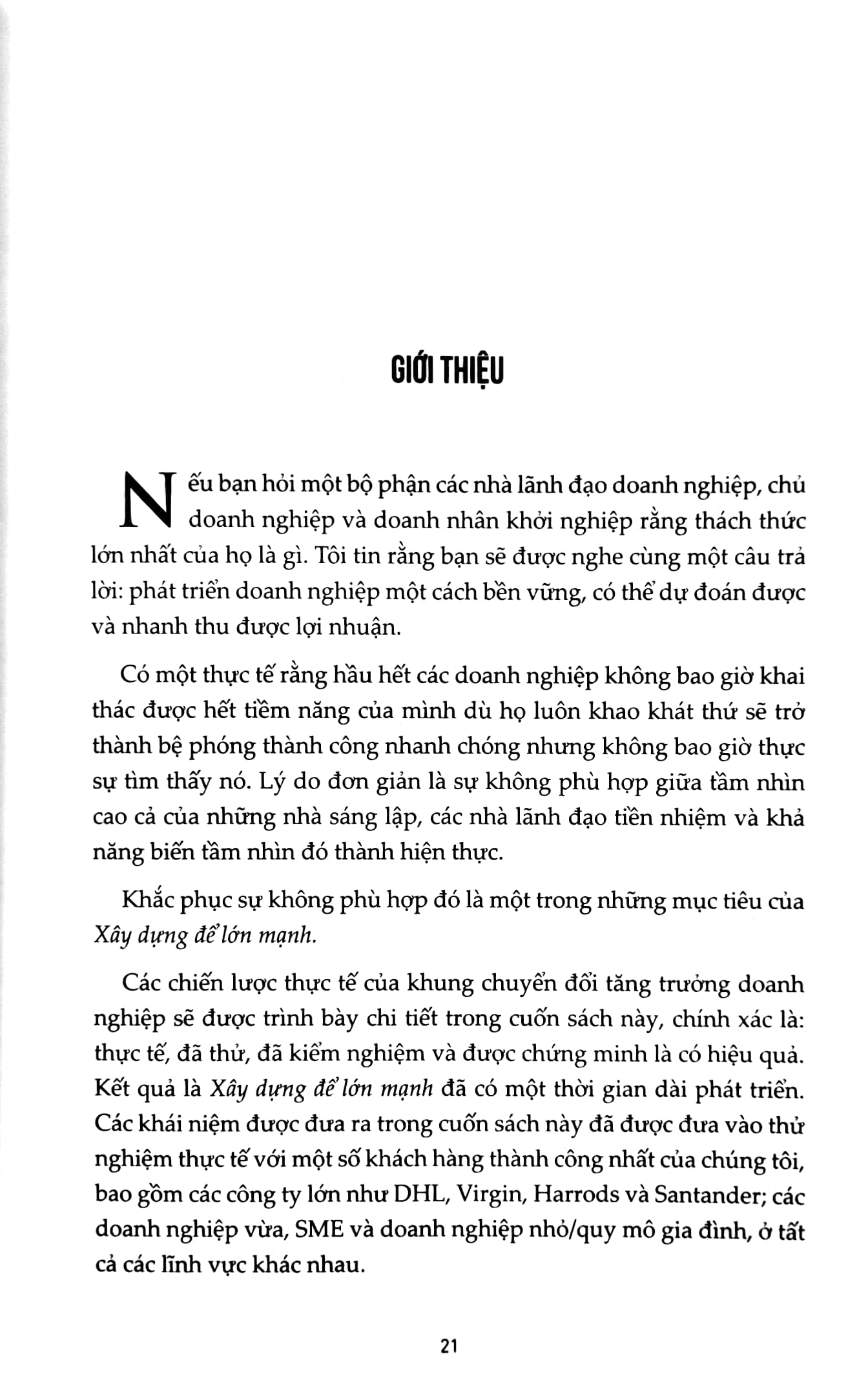 xây dựng để lớn mạnh - bìa cứng