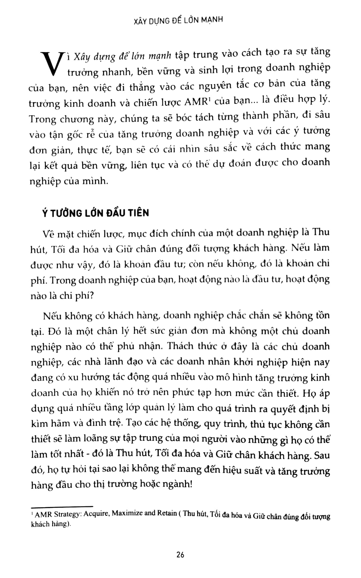 xây dựng để lớn mạnh - bìa cứng