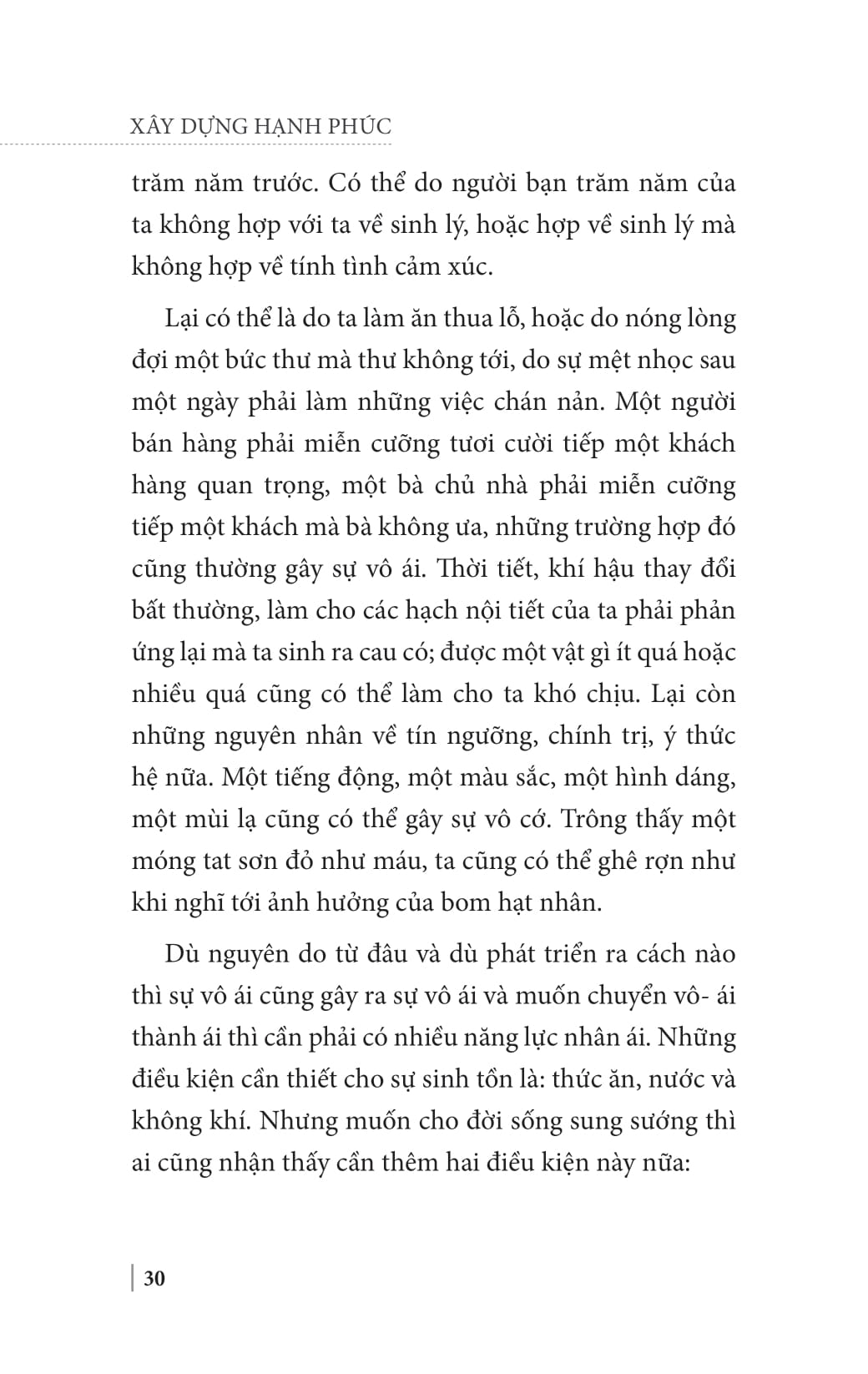 xây dựng hạnh phúc