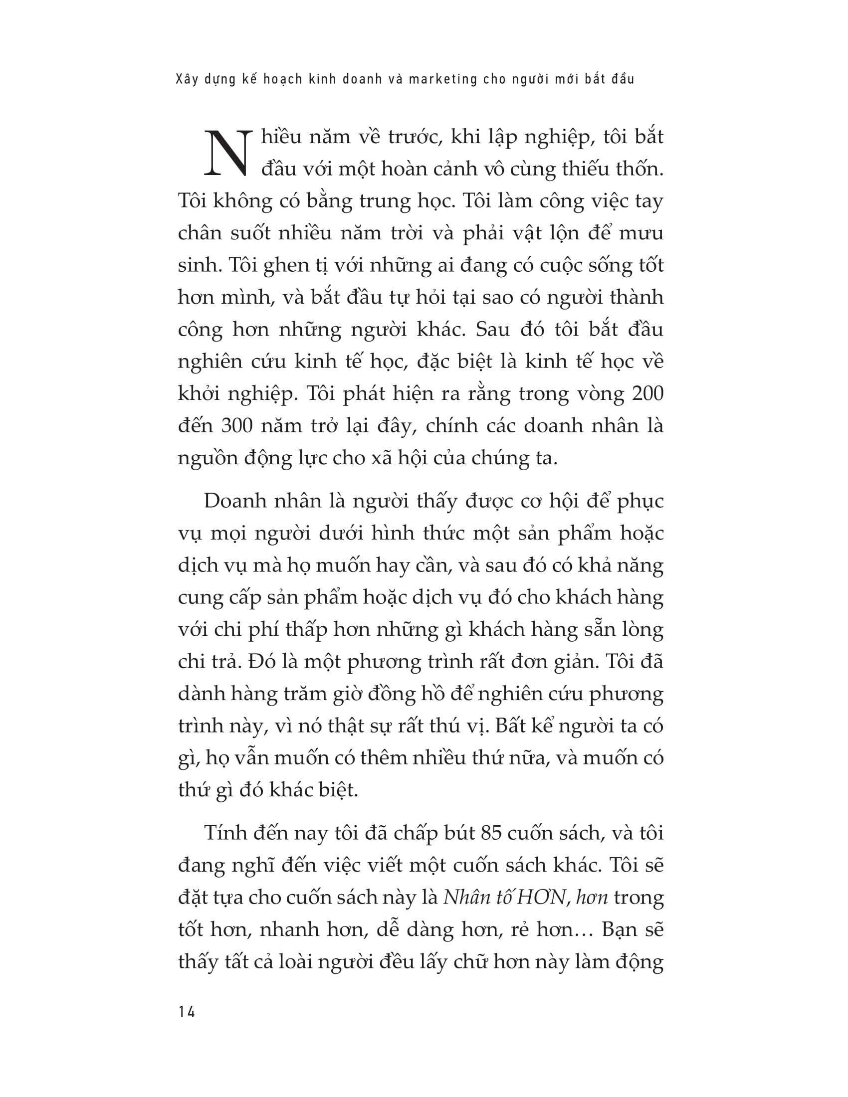 xây dựng kế hoạch kinh doanh và marketing cho người mới bắt đầu