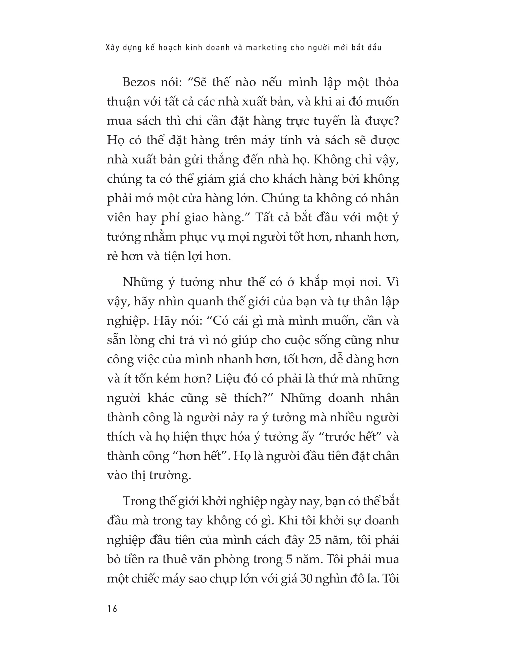 xây dựng kế hoạch kinh doanh và marketing cho người mới bắt đầu