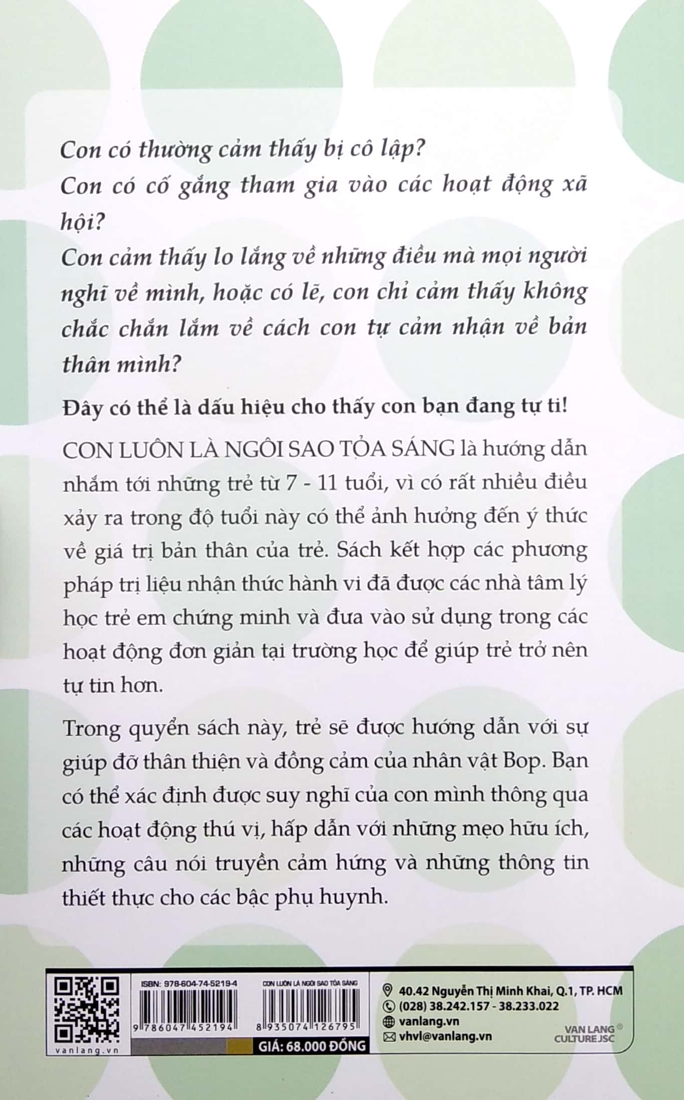 xây dựng lòng tự tin cho trẻ 7-11 tuổi - con luôn là ngôi sao tỏa sáng