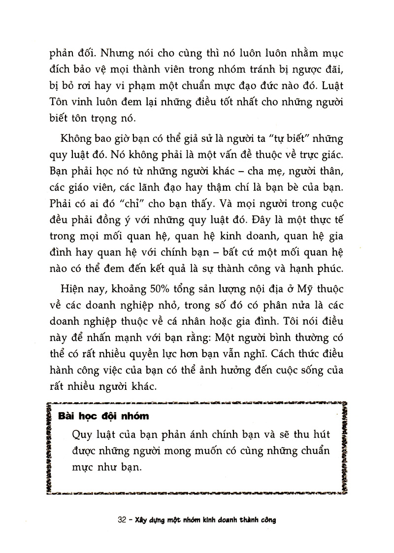 xây dựng một nhóm kinh doanh thành công (tái bản 2022)