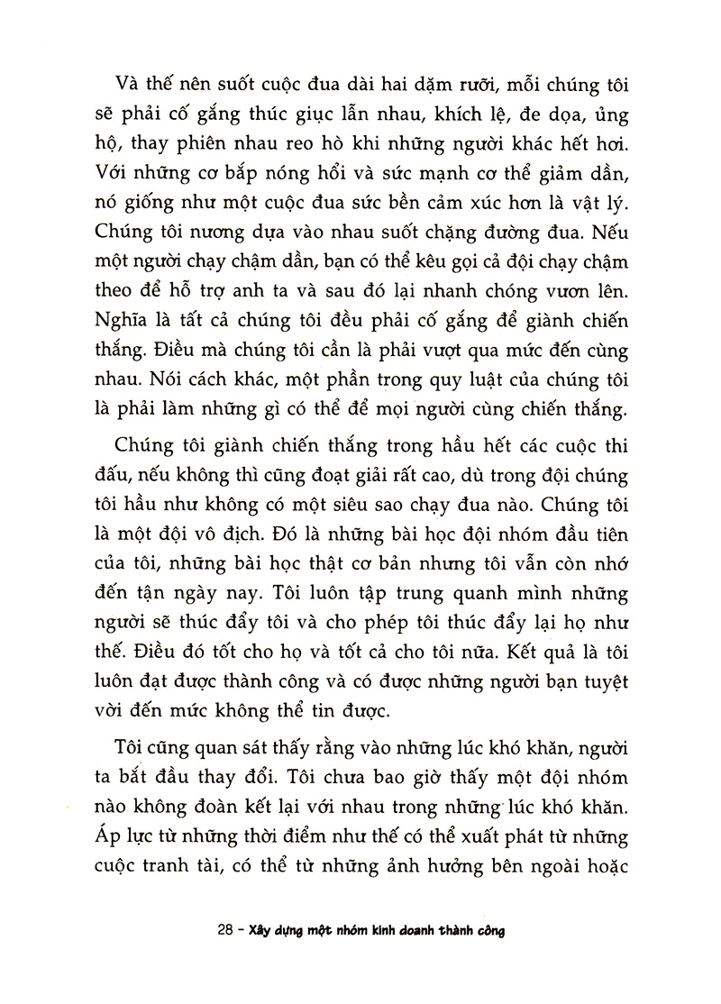 xây dựng một nhóm kinh doanh thành công (tái bản 2022)