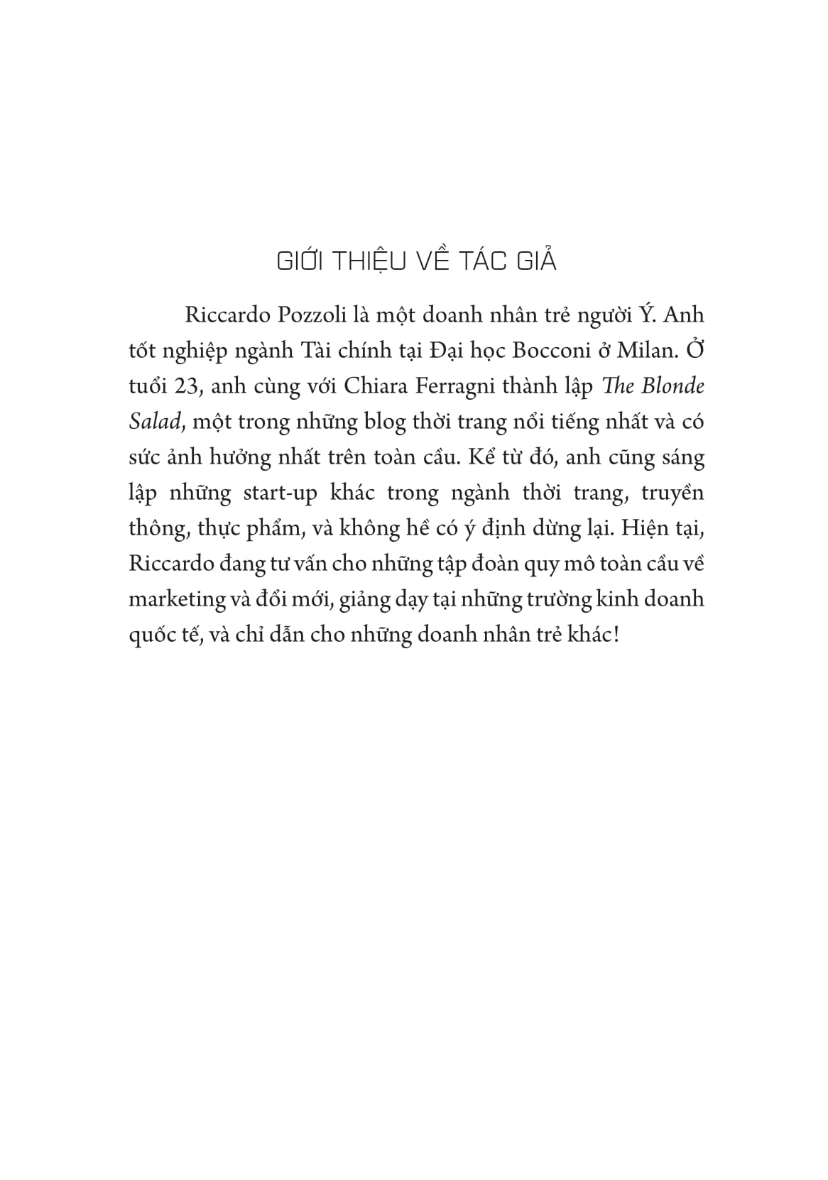 xây dựng sự độc đáo - cách để khởi nghiệp từ đam mê