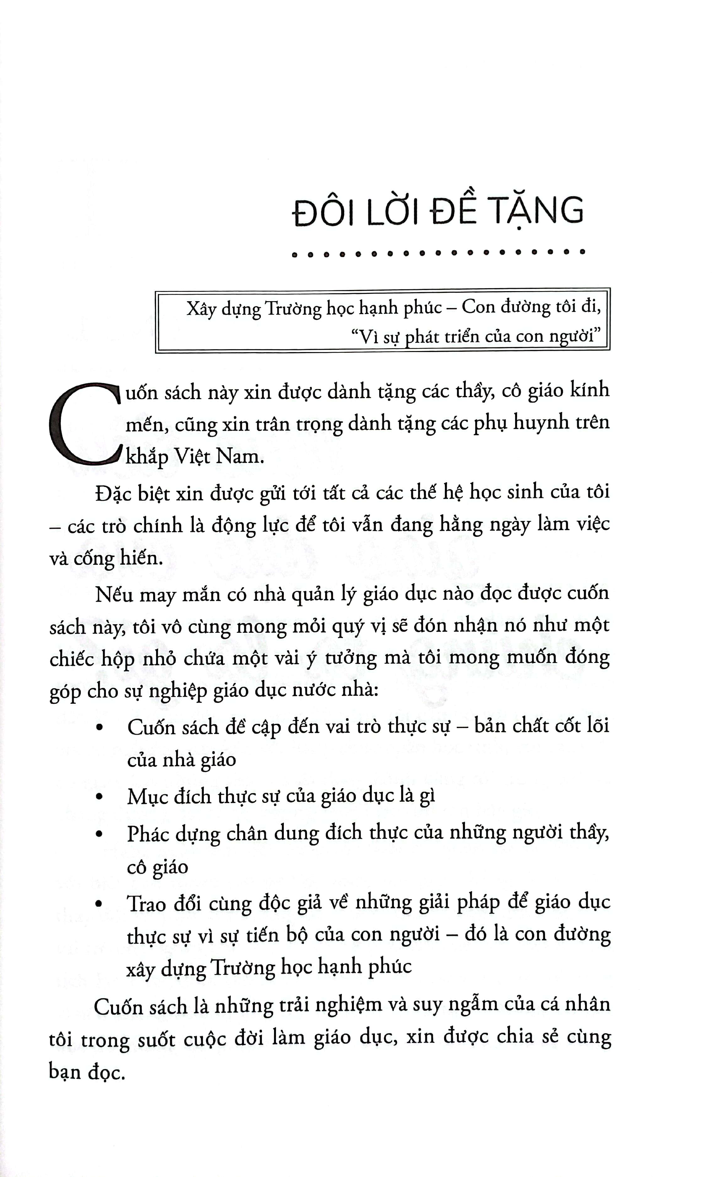 xây dựng trường học hạnh phúc - con đường tôi đi