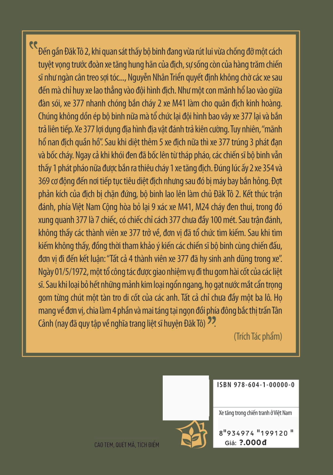 xe tăng trong chiến tranh ở việt nam - lịch sử nhìn từ tháp pháo