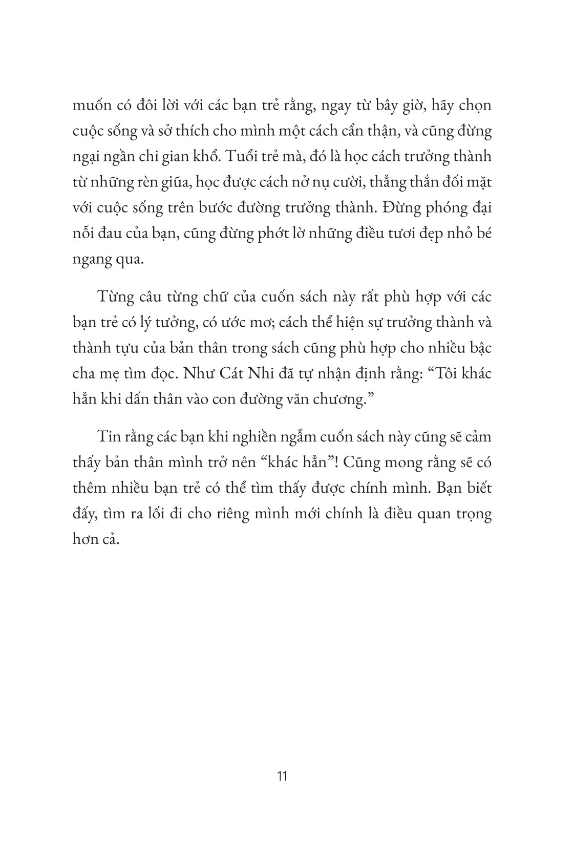 xé vài trang thanh xuân, đổi lấy một bản thân nỗ lực