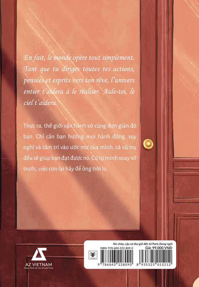 xin chào, cậu có thư gửi đến từ paris - song ngữ pháp-việt