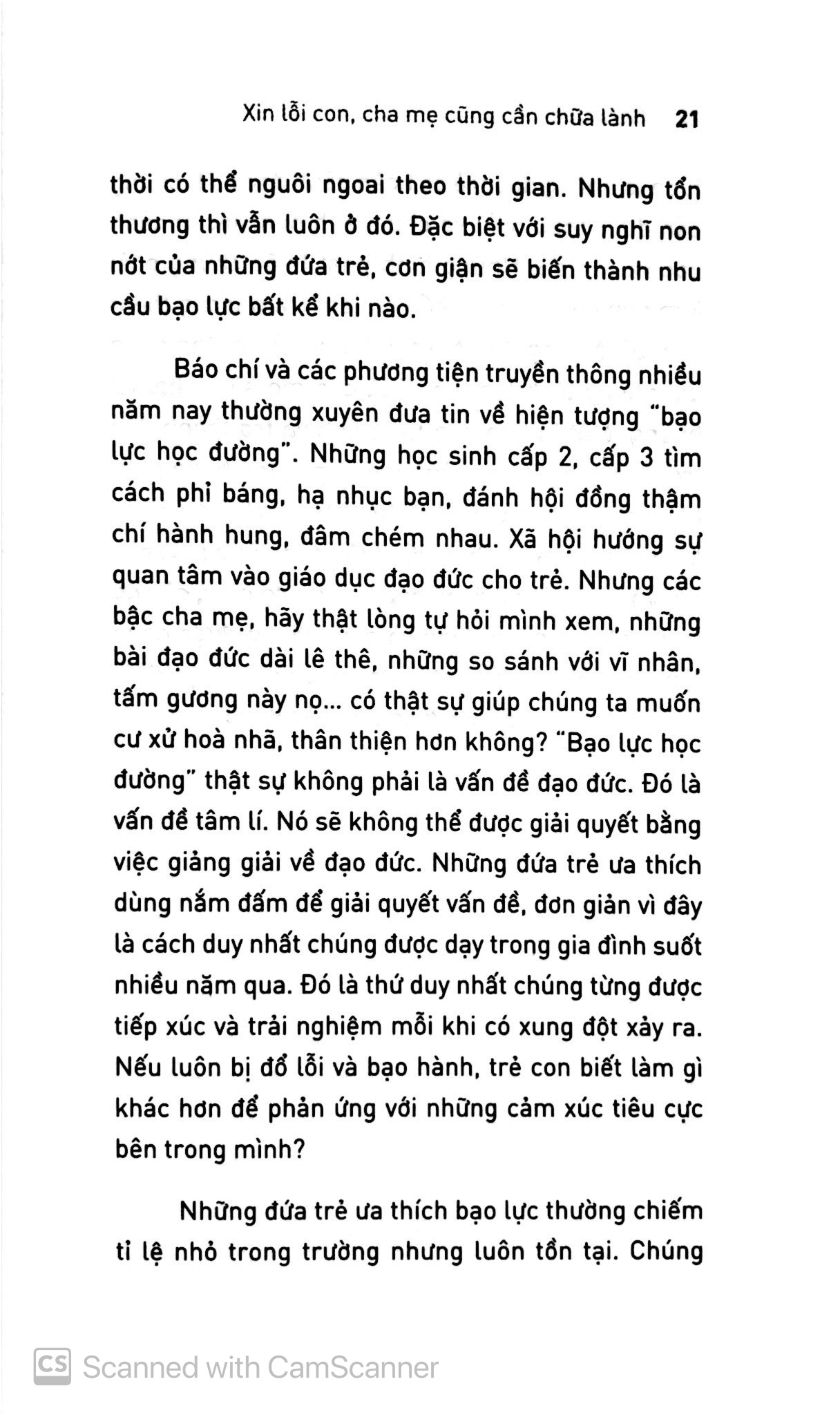 xin lỗi con, cha mẹ cũng cần được chữa lành