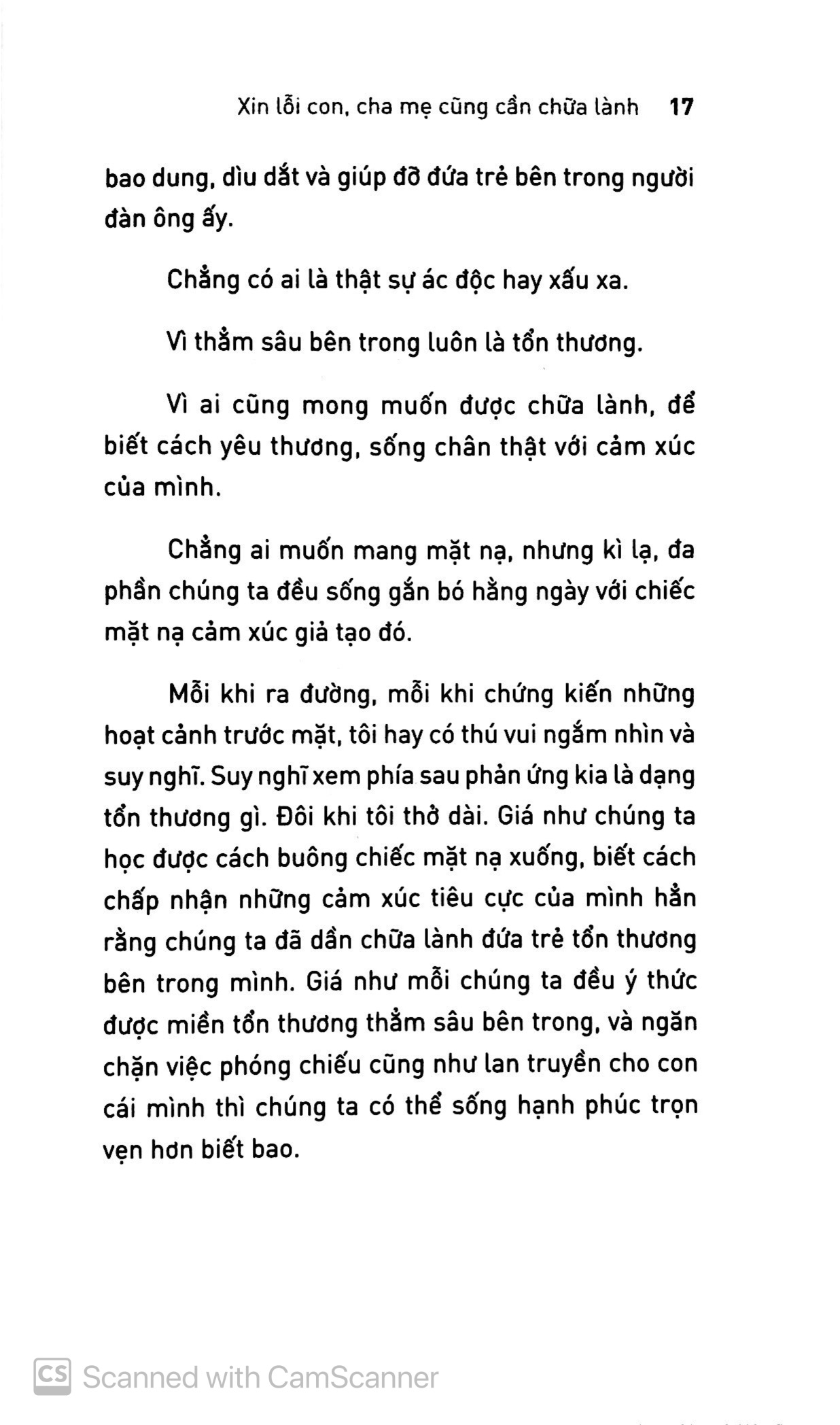 xin lỗi con, cha mẹ cũng cần được chữa lành