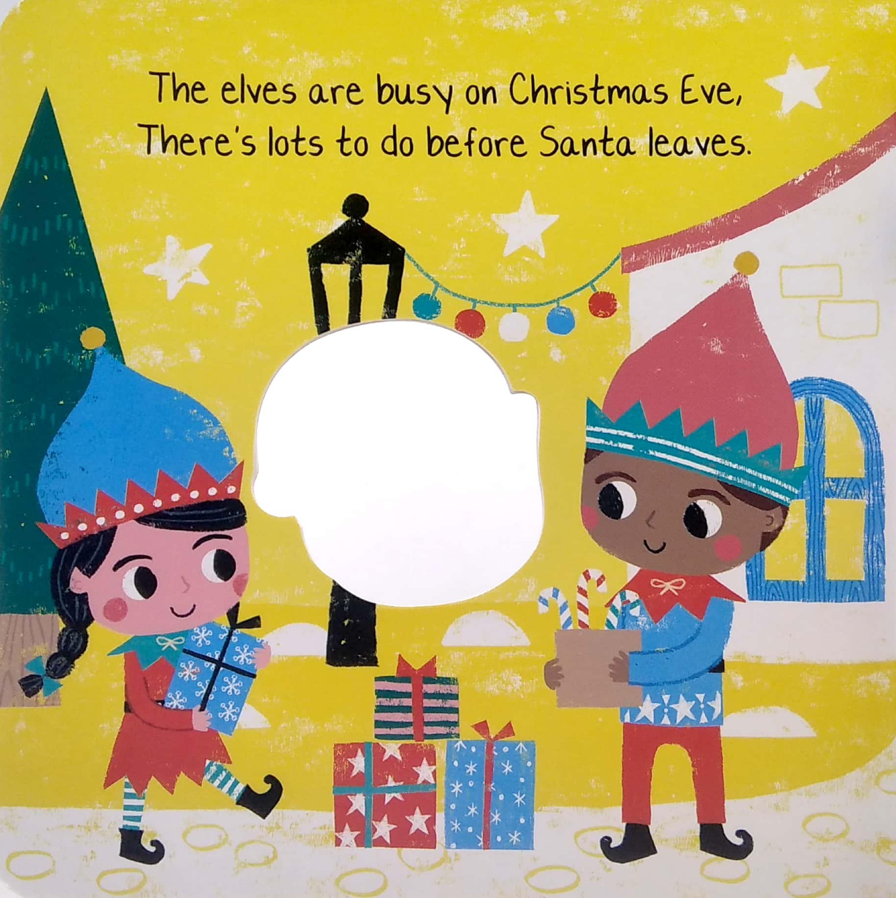 xmas silicon squeaky books - elves