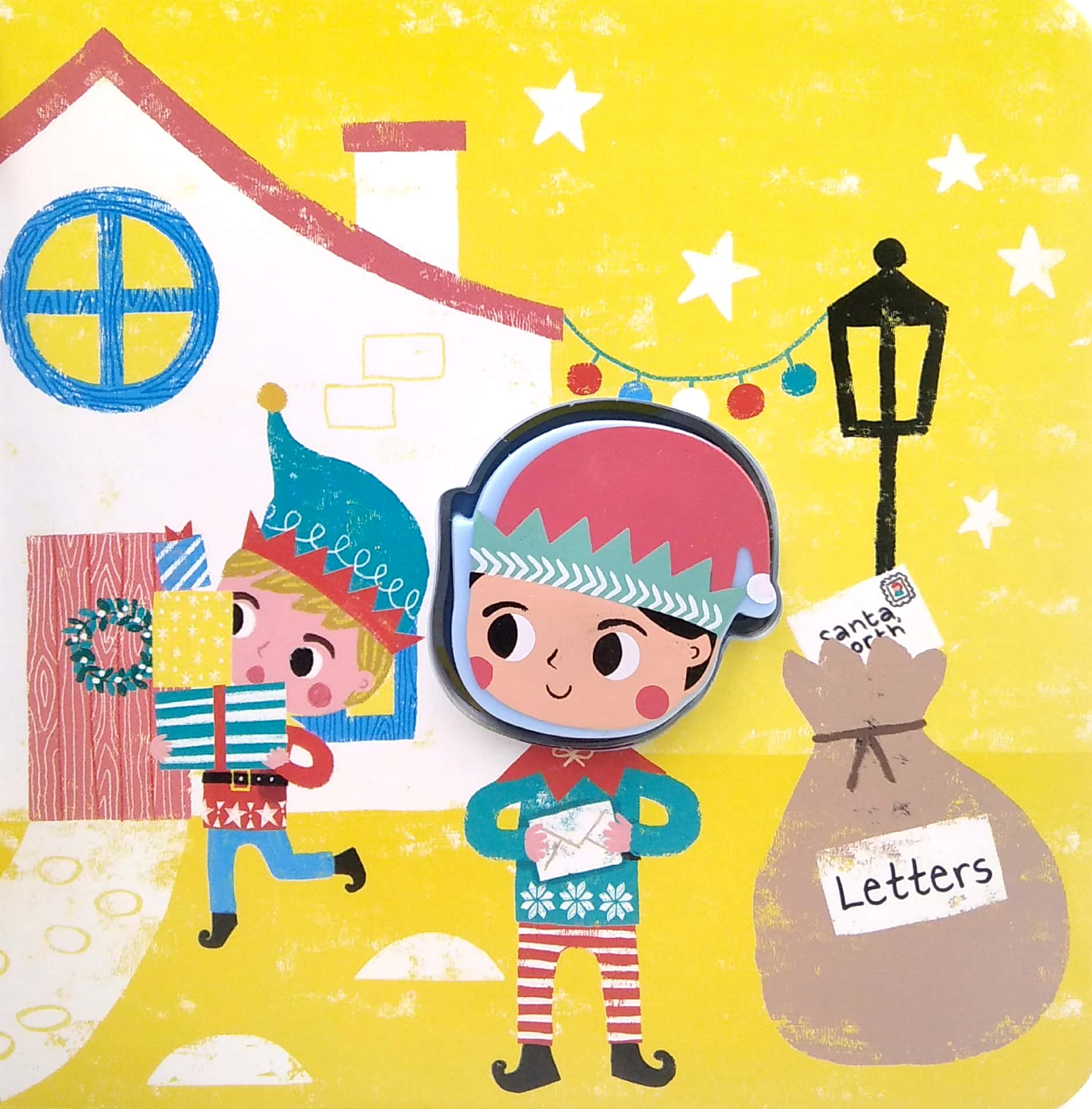 xmas silicon squeaky books - elves