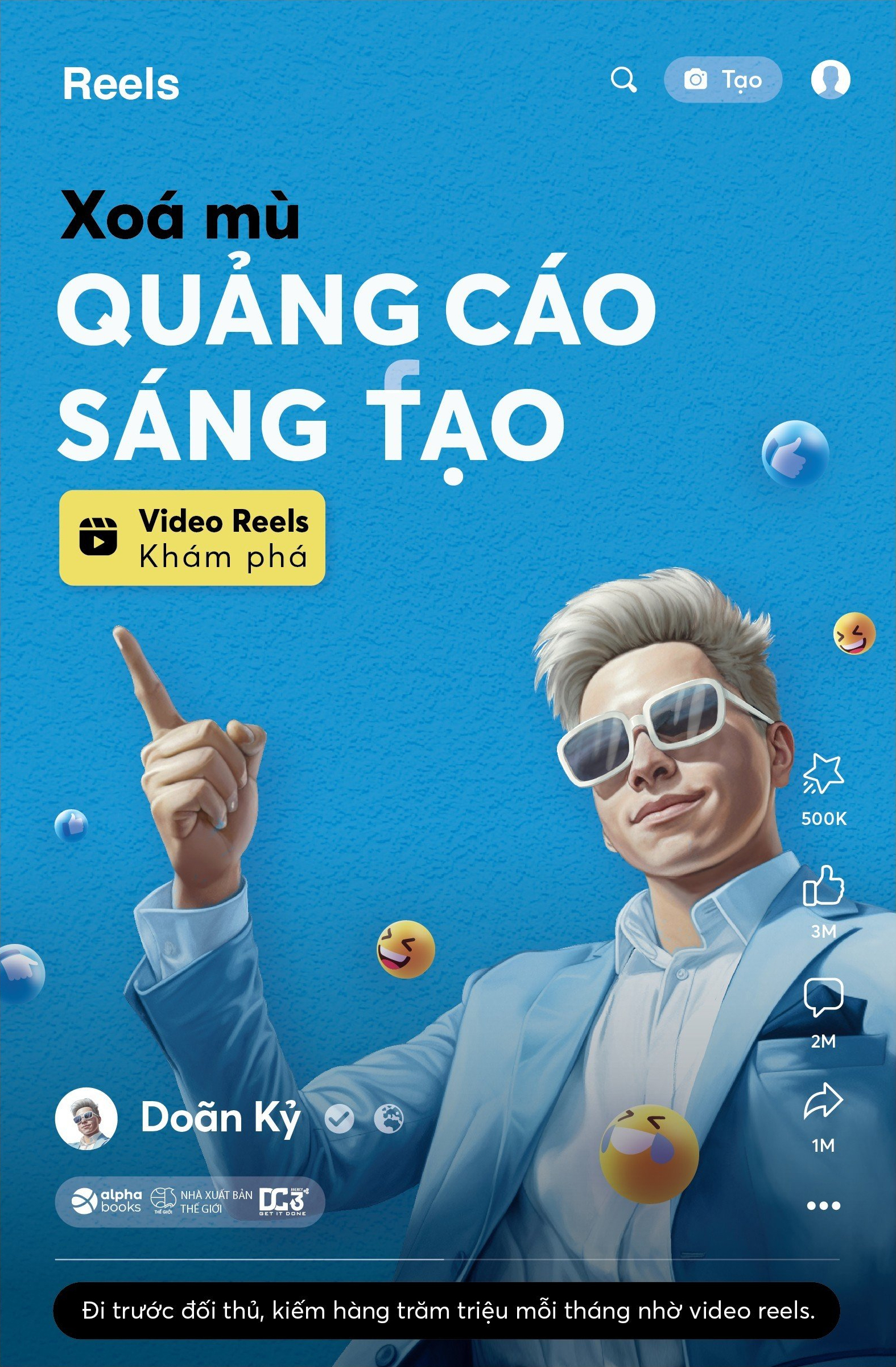 xóa mù quảng cáo sáng tạo - video reels khám phá
