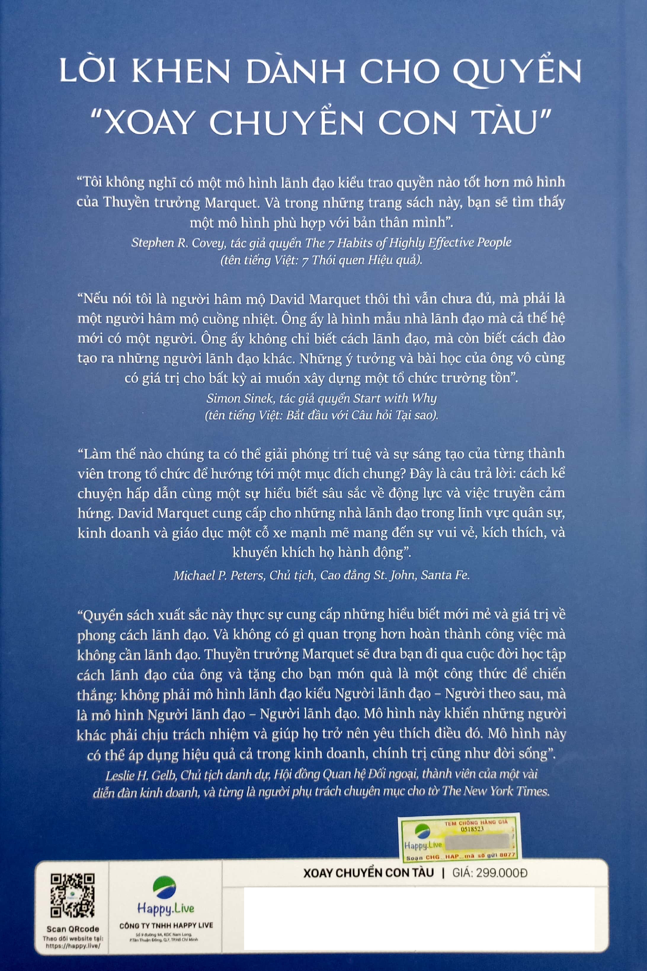 xoay chuyển con tàu - turn the ship around