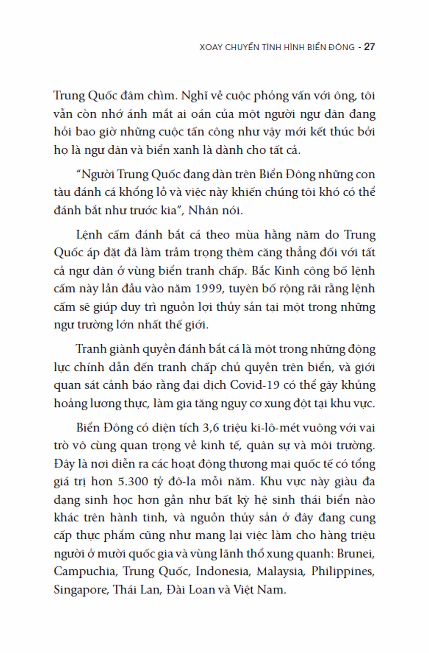 xoay chuyển tình hình biển đông