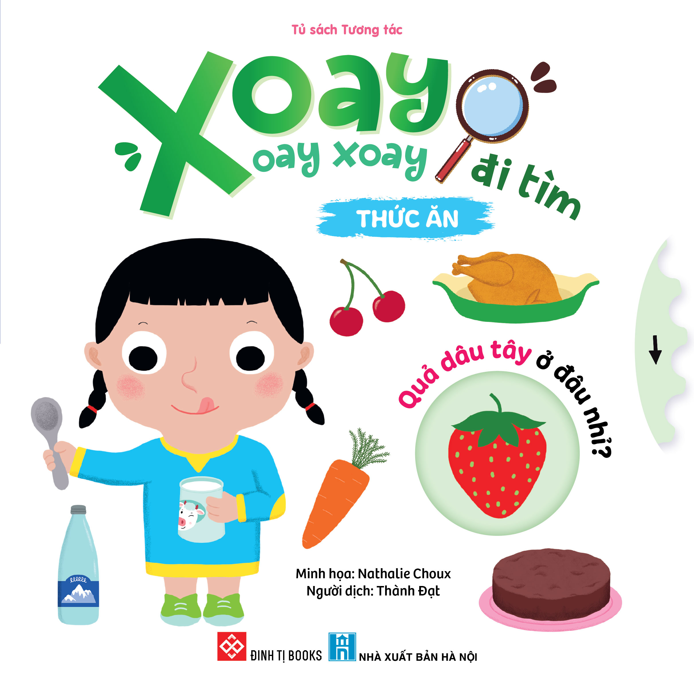 xoay xoay xoay đi tìm - thức ăn - bìa cứng