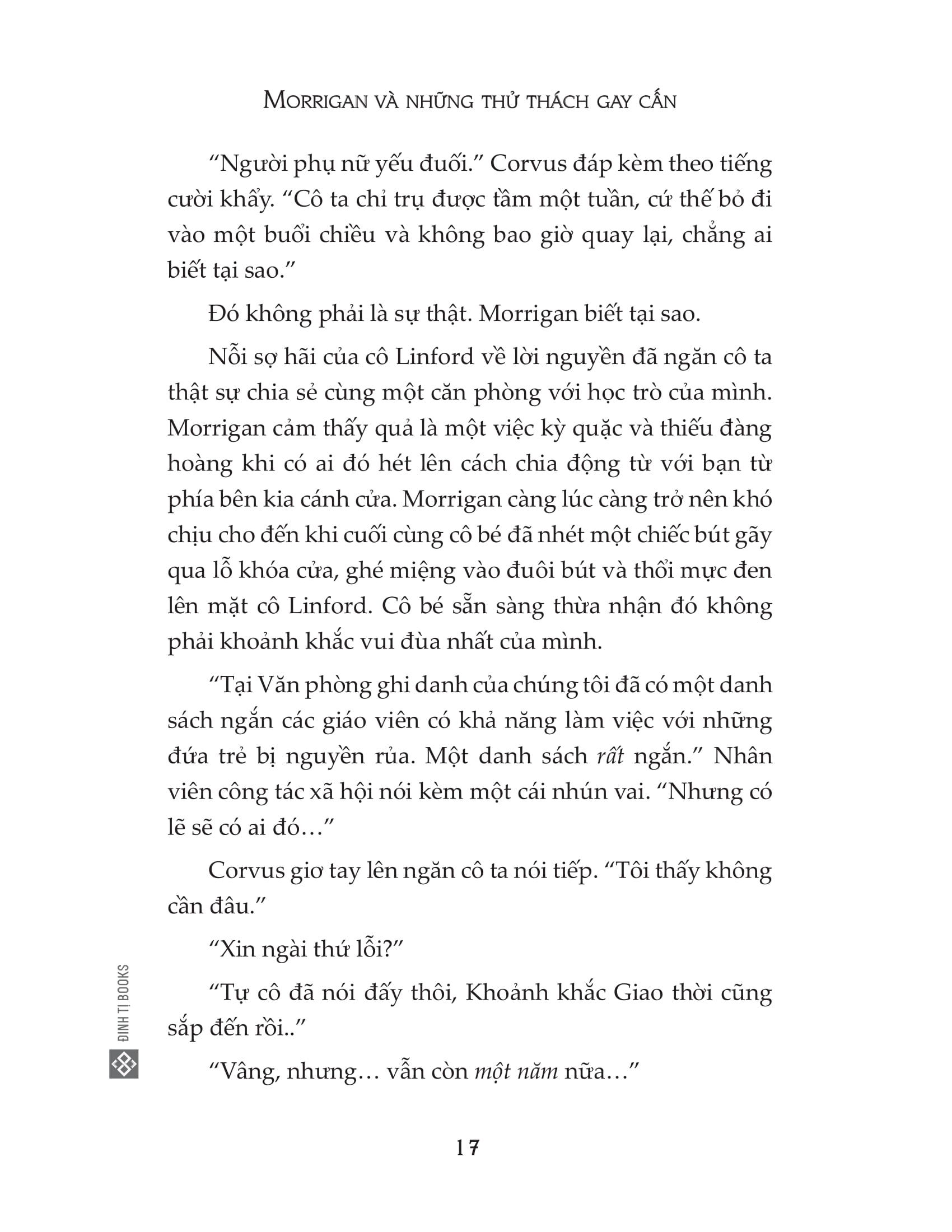 xứ nevermoor diệu kỳ - morrigan và những thử thách gay cấn