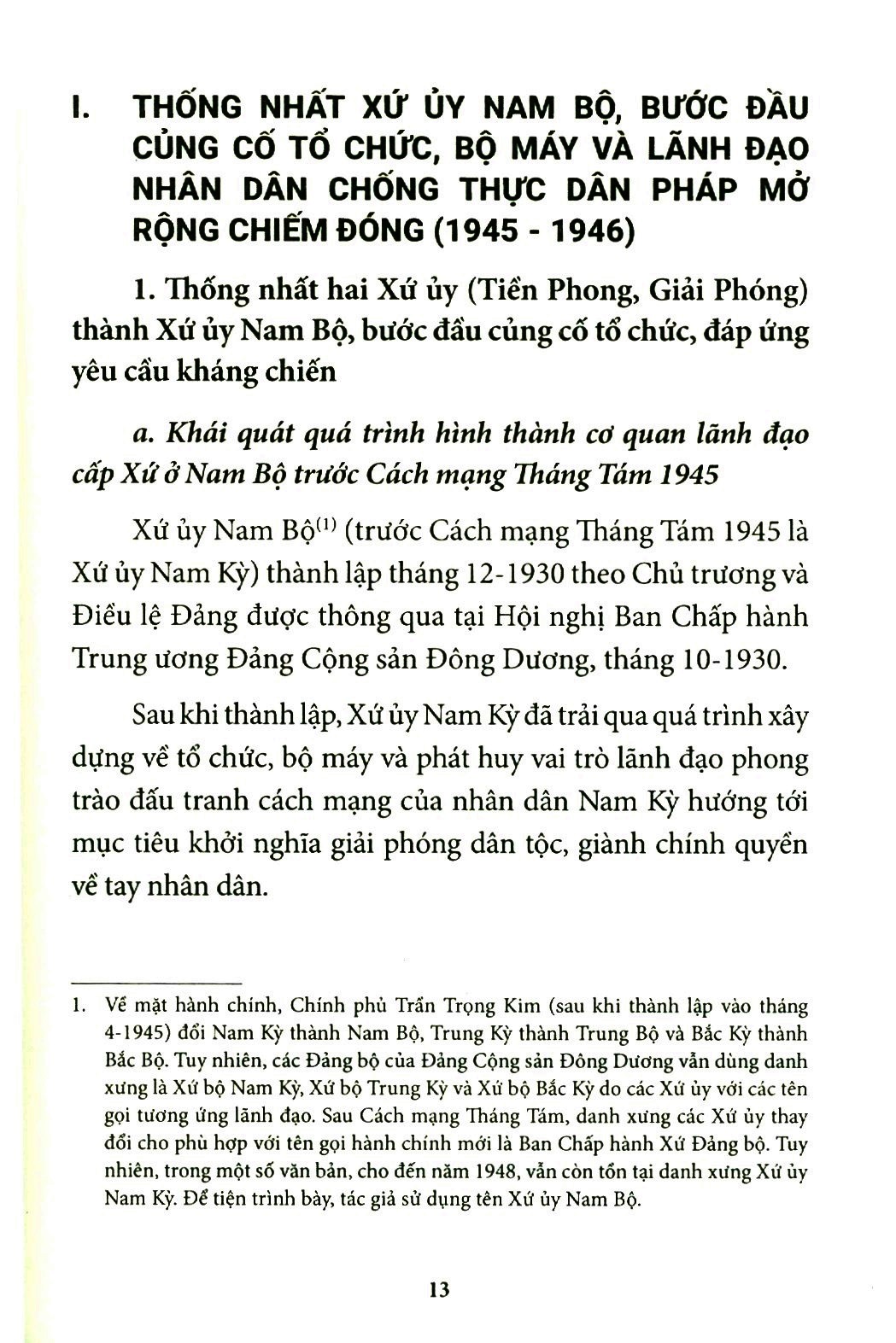 xứ ủy nam bộ và trung ương cục miền nam (1945-1954)